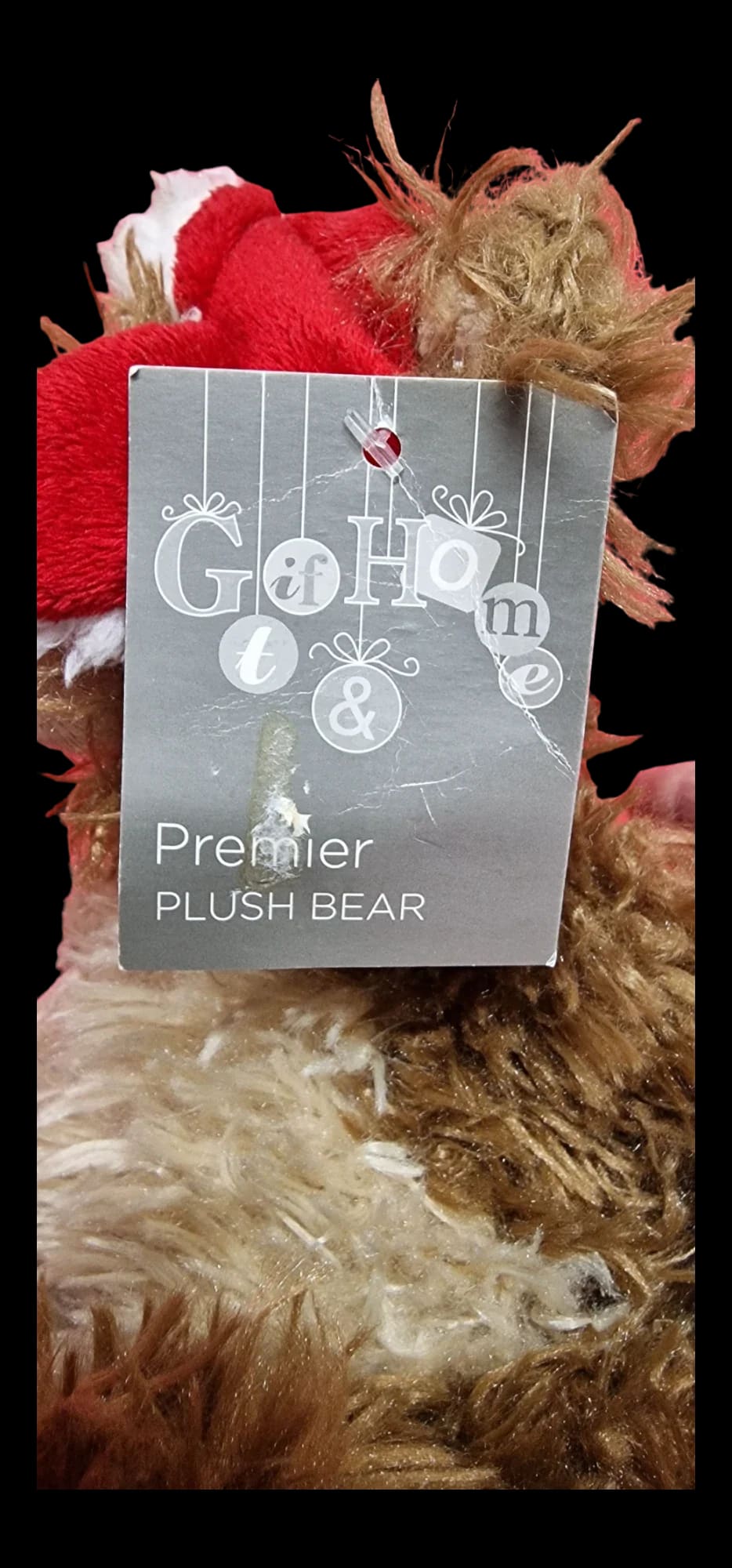 Christmas Teddy Bear Plush Soft Toy Wearing Red Hat