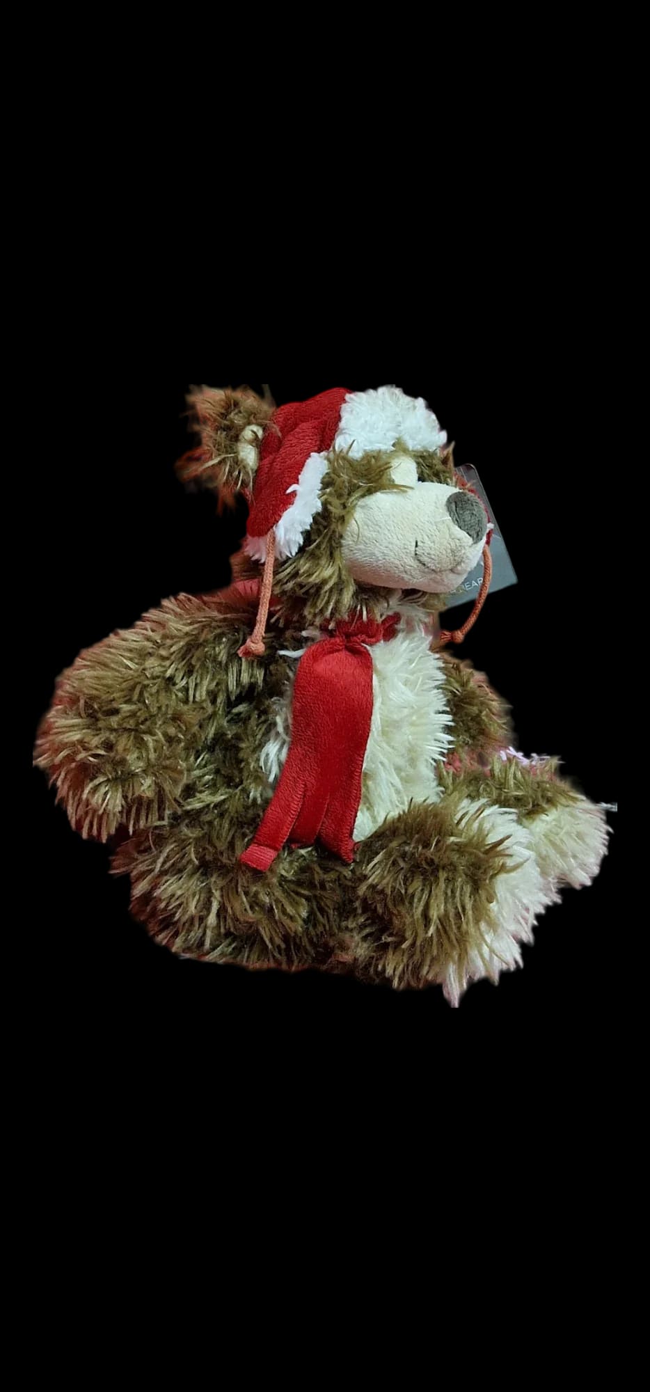 Christmas Teddy Bear Plush Soft Toy Wearing Red Hat