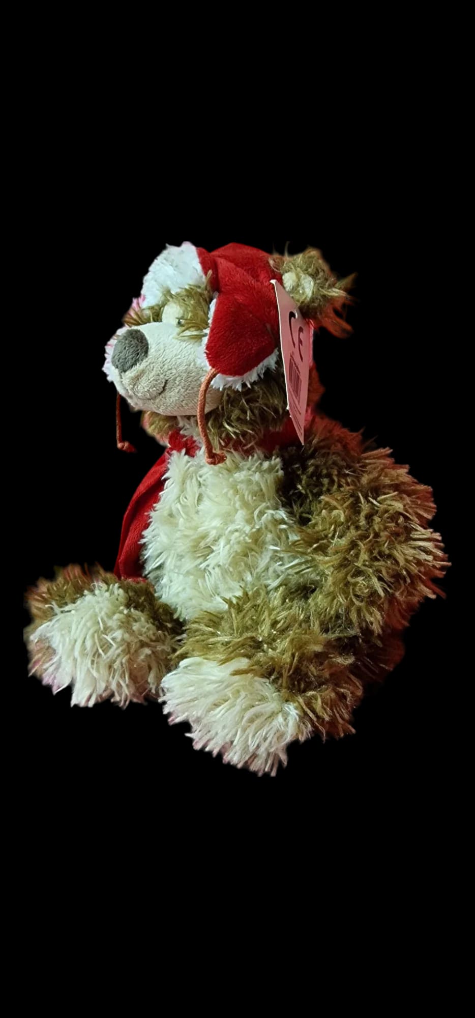Christmas Teddy Bear Plush Soft Toy Wearing Red Hat