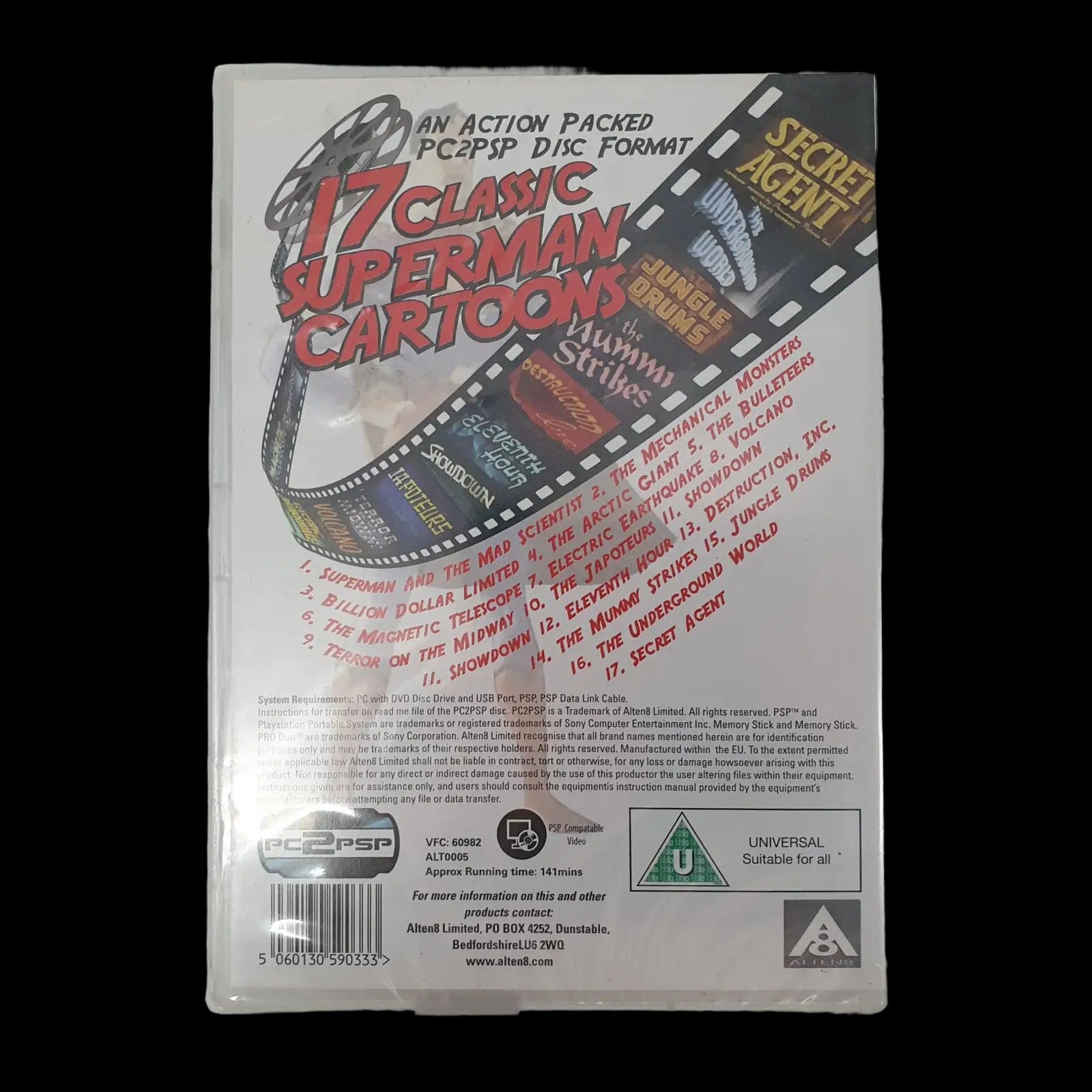 Classic Cartoons Pc Psp Alten 8 New - Video Games - 2 - 2482