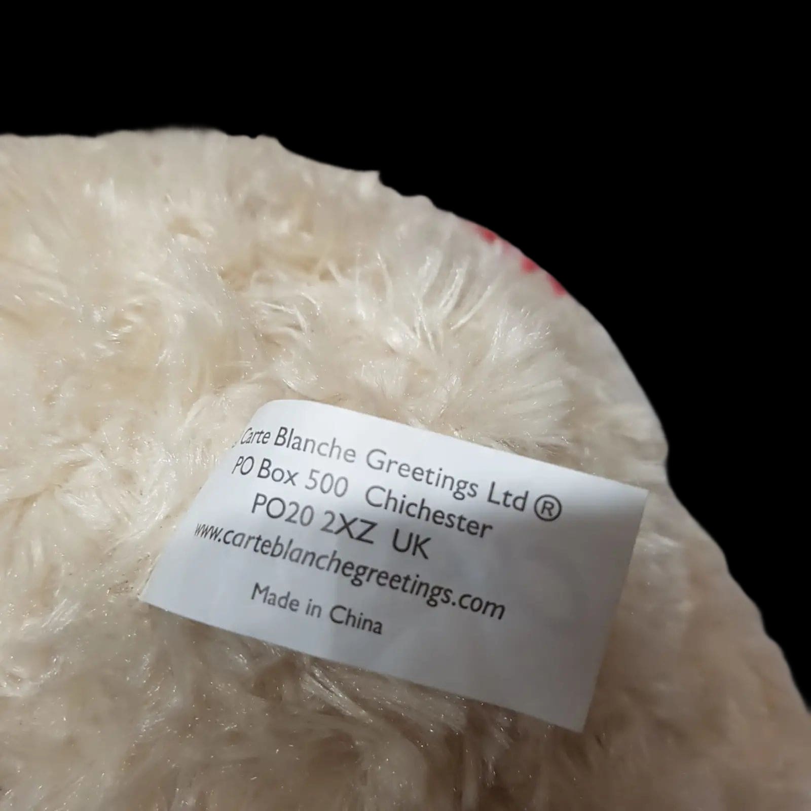 Clintons Teddy Bear Wearing Red Striped Scarf Plush Soft