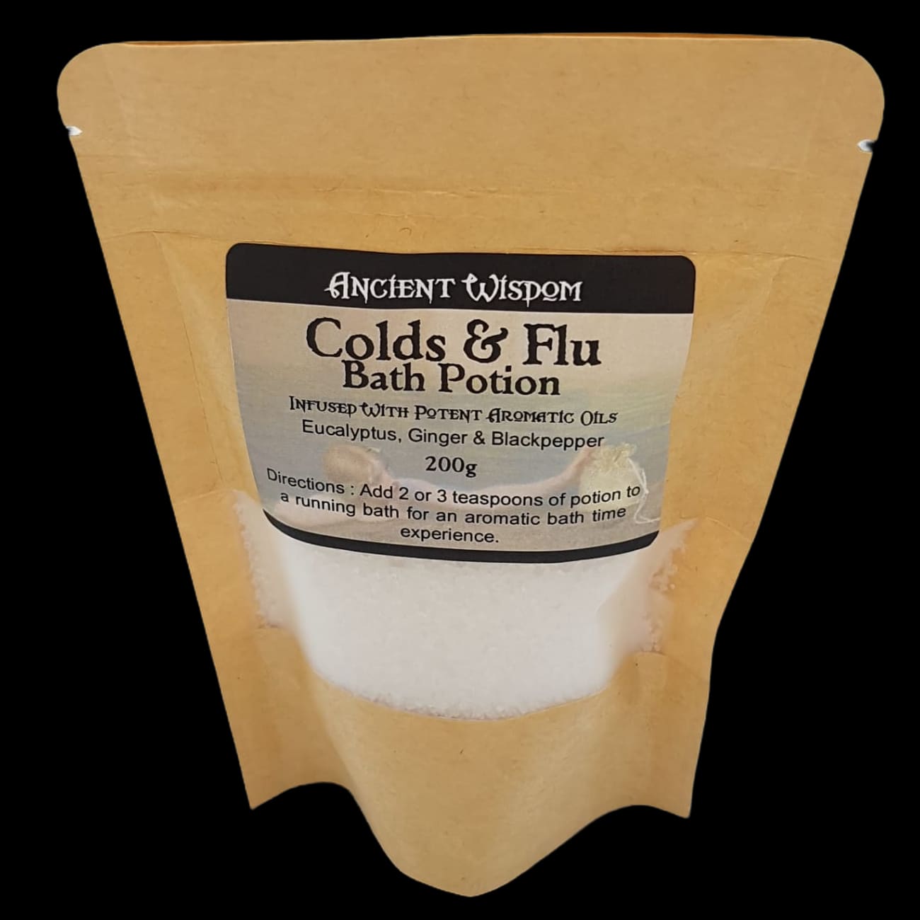 Colds & Flu Bath Salts Potion Muscle Relax Sea Salt