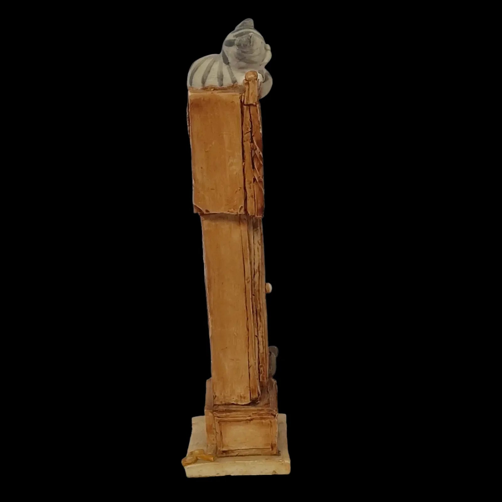 Colour Box Clock Tower Ceramic Cat Collectable - Ornament