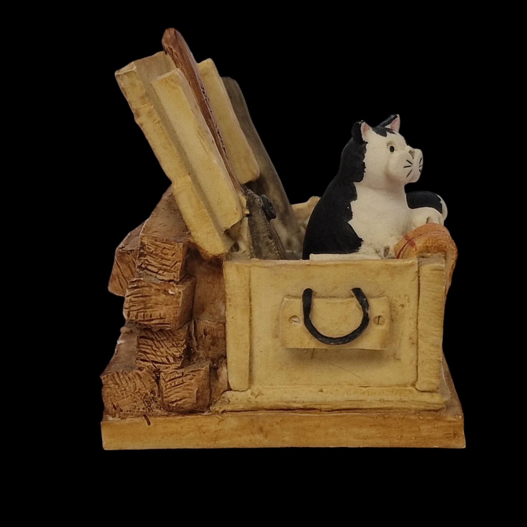 Colour Box Tool Ceramic Cat Collectable - Ornament - 4