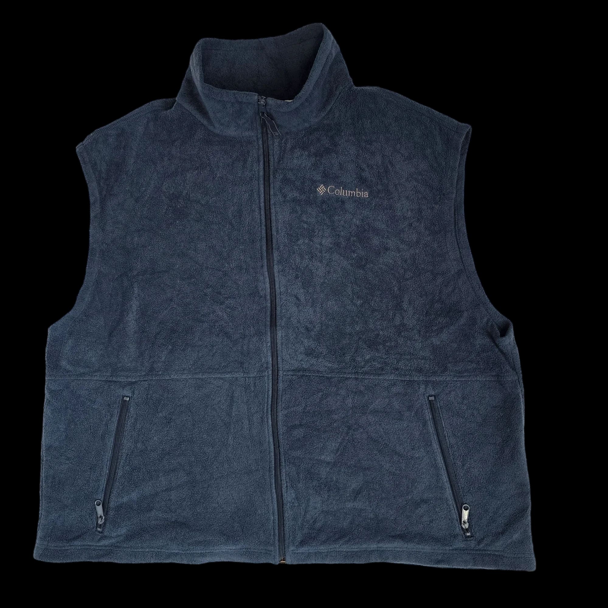 Columbia Mens Blue Gilet Fleece Jacket UK 2XL - 4 - 3473