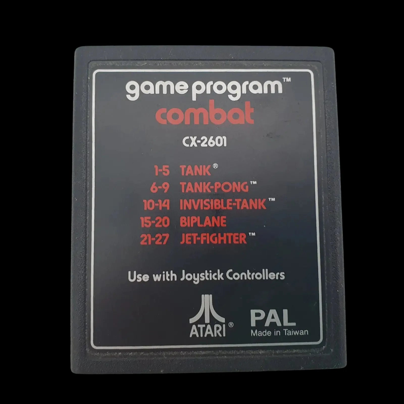 Combat Cx2601 Atari 2600 Avs Video Game Vintage - Games - 1