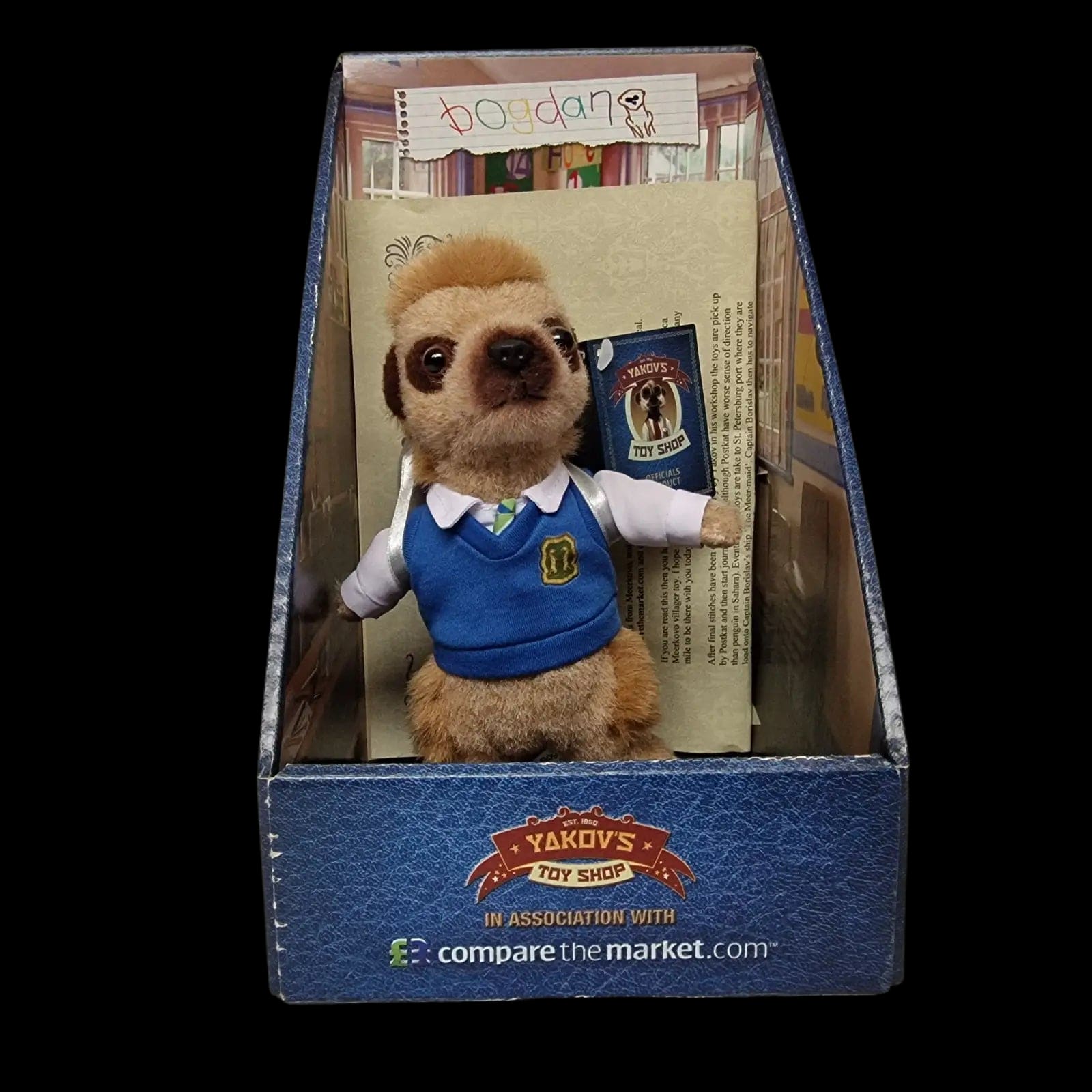 Compare The Meerkat Bogdan Soft Toy Collectable Plush
