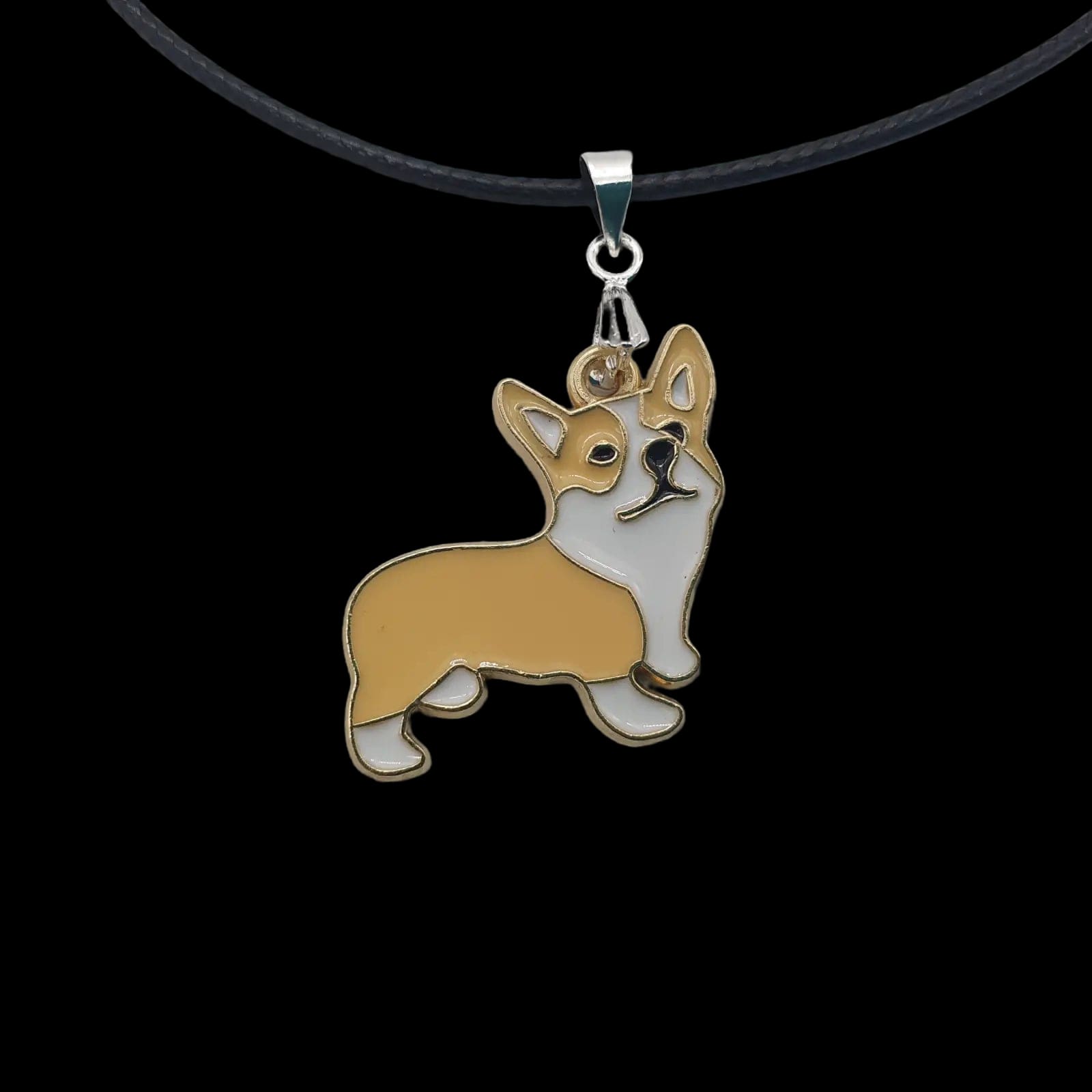 Corgi Dog Puppy Necklace Pendant Charm Handmade Fashion