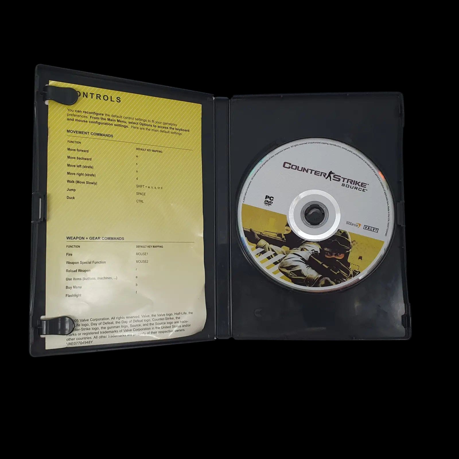 Counterstrike Source Pc Valve 2005 Video Game Cib - Games