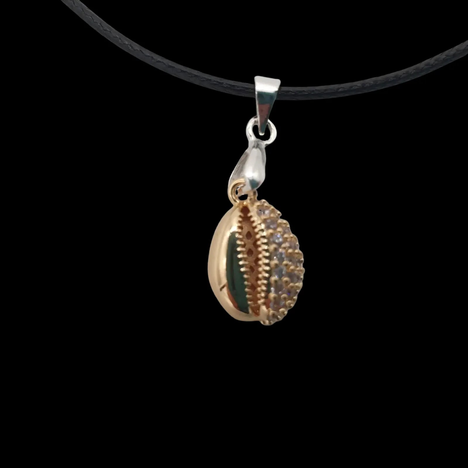 Cowrie Shell Queenie Necklace Pendant Charm Handmade
