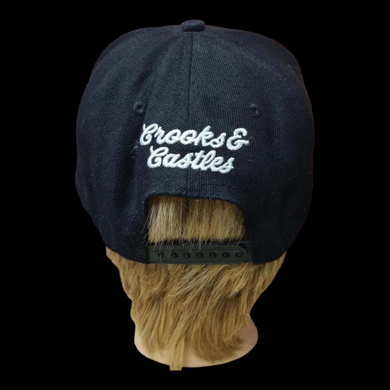 Crooks Castles Black Cap - Hats - & - 3 - 641