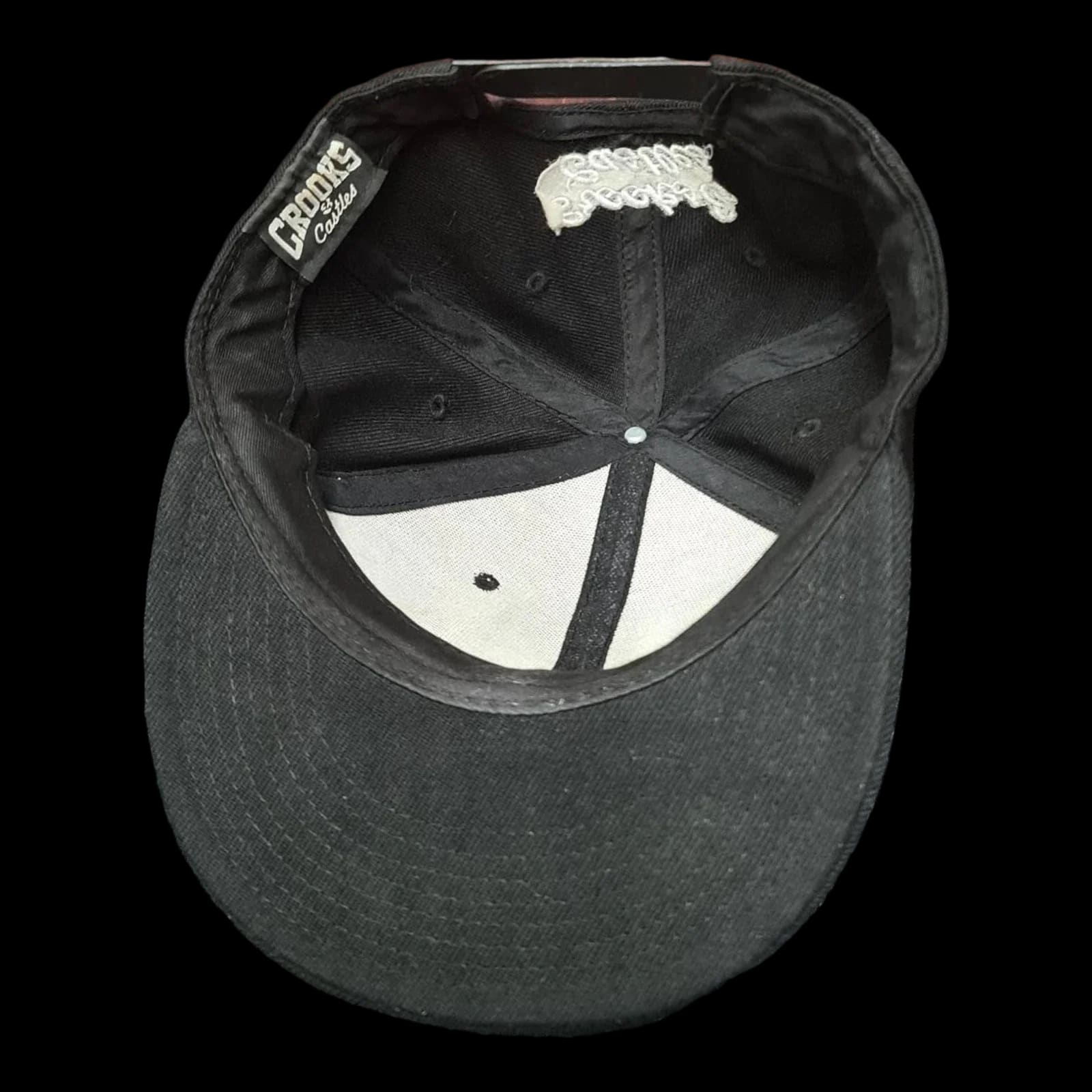 Crooks Castles Black Cap - Hats - & - 4 - 641