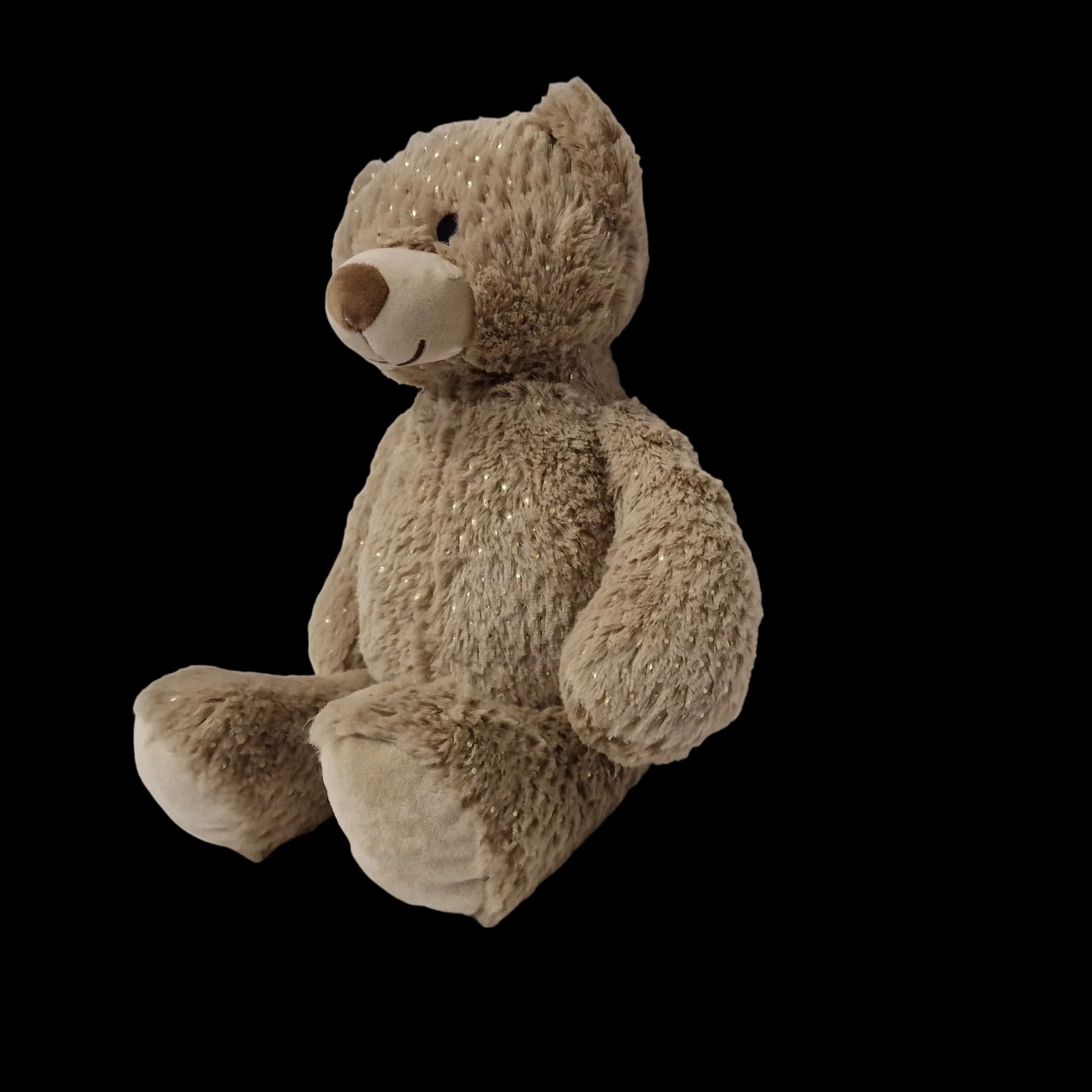 Damart Brown Glitter Teddy Bear Medium Plush - DaMart - 2