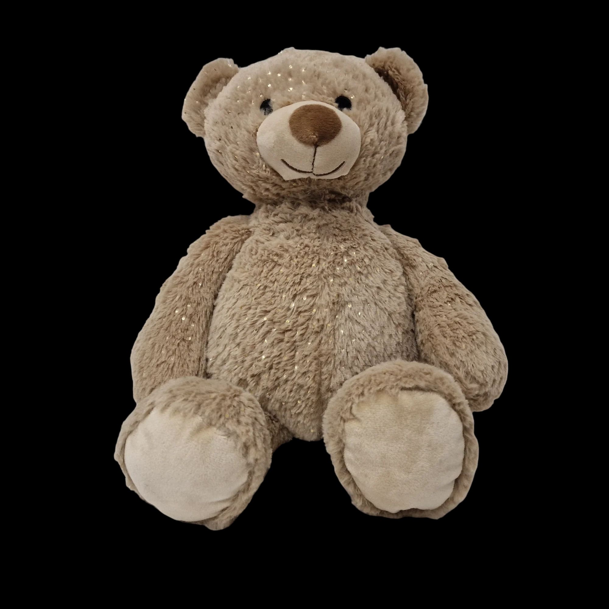 Damart Brown Glitter Teddy Bear Medium Plush - DaMart - 1