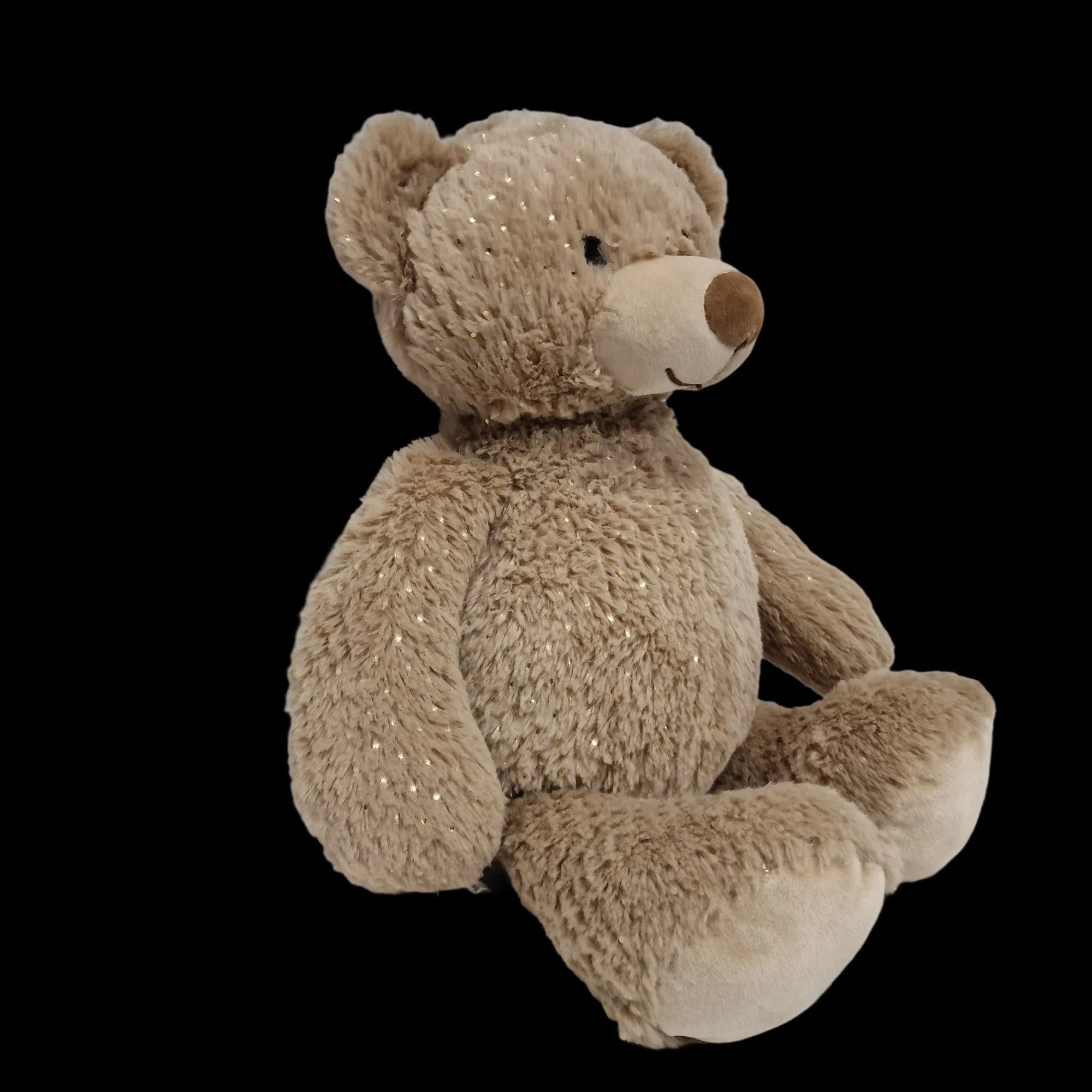 Damart Brown Glitter Teddy Bear Medium Plush - DaMart - 3