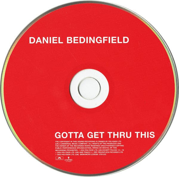 Daniel Bedingfield - Gotta Get Thru This (cd Album