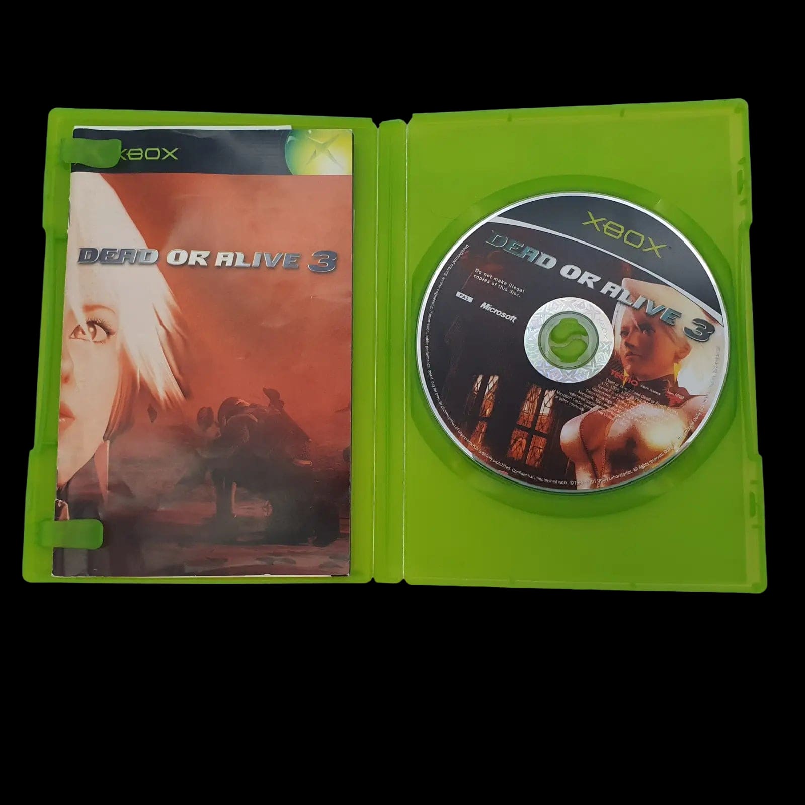 Dead Or Alive 3 Xbox Original Tecmo 2001 Video Game Cib