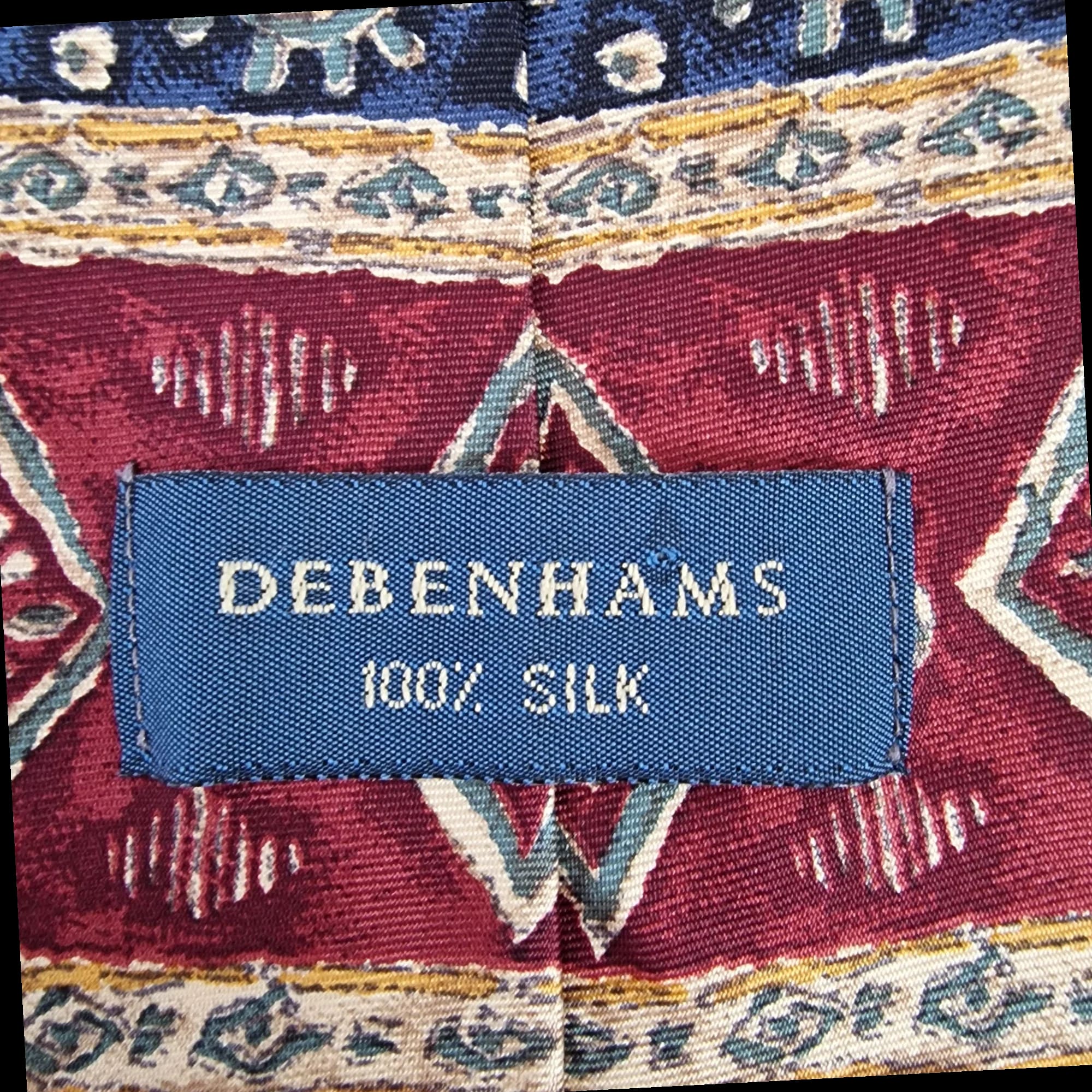 Debenhams Silk Paisley Tie Vintage - Ties - 4 - 3124