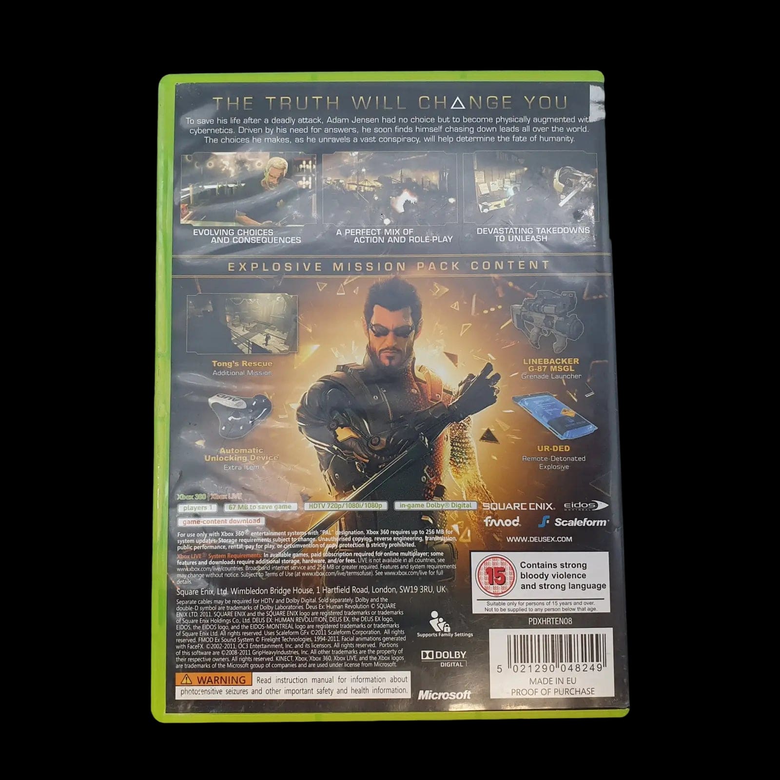 Deus Ex Human Revolution Limited Edition Microsoft Xbox 360