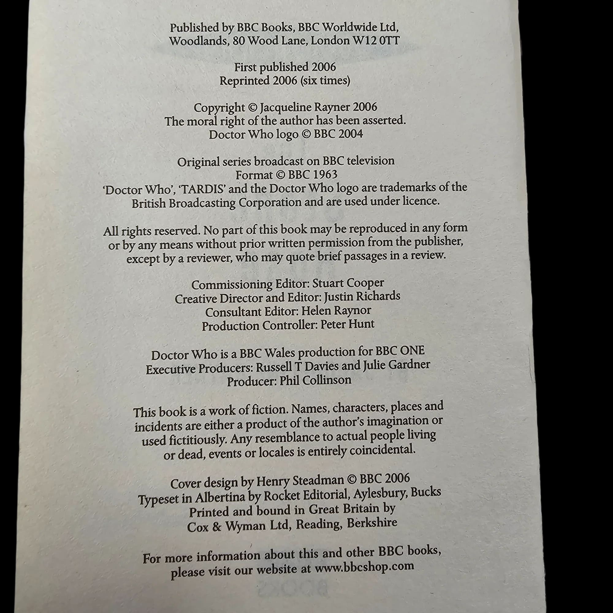 Doctor Who the Collection Books BBC 9781846074516 - Cox &