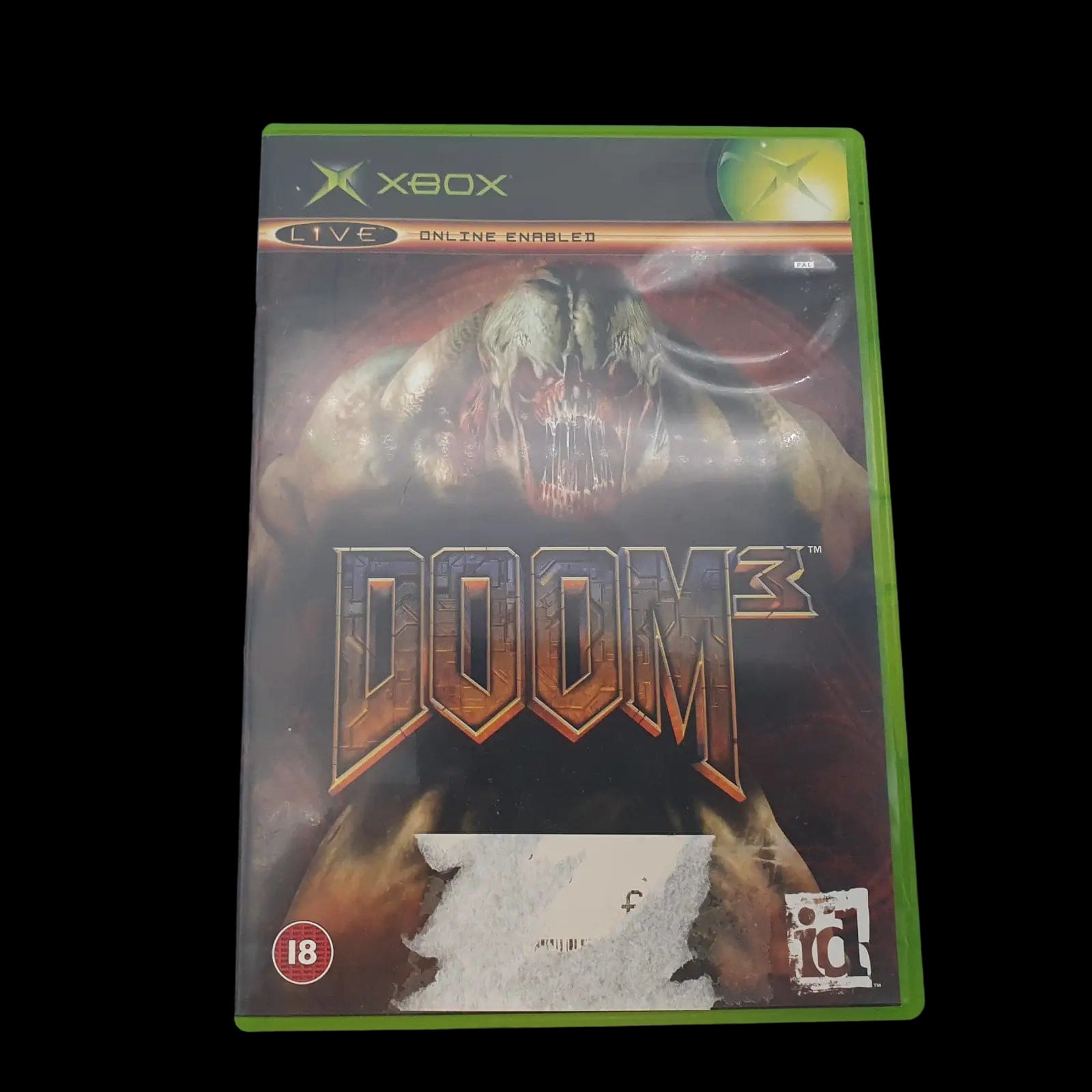 Doom 3 Original Xbox Id Software 2005 Video Game Cib