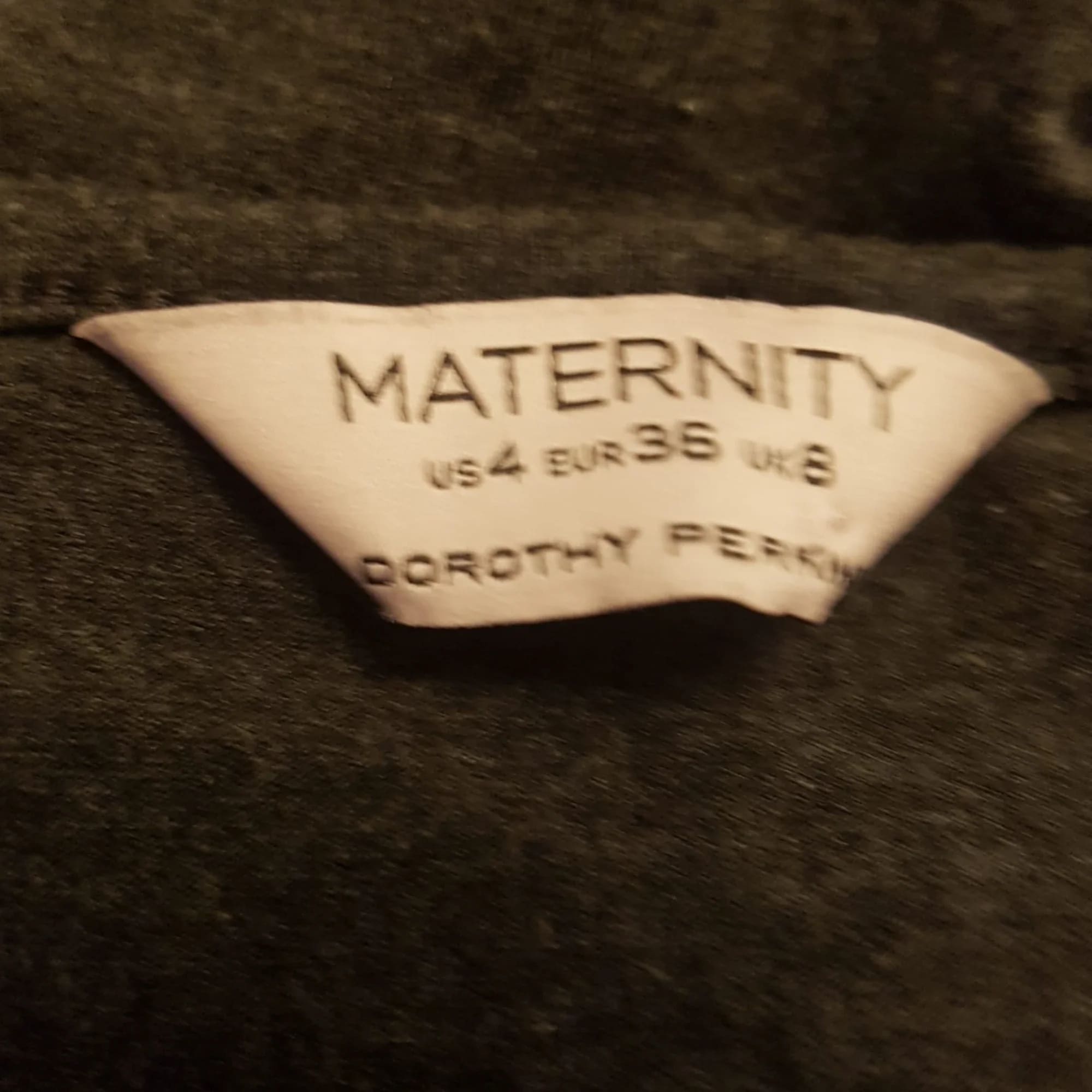 Dorothy Perkins Maternity Grey Wrap Dress Uk 8 - Dresses