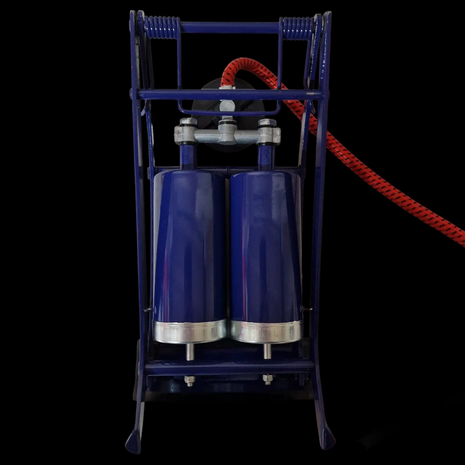 Double Cylinder Foot Pump - Tyre Inflators - Cartrend - 3