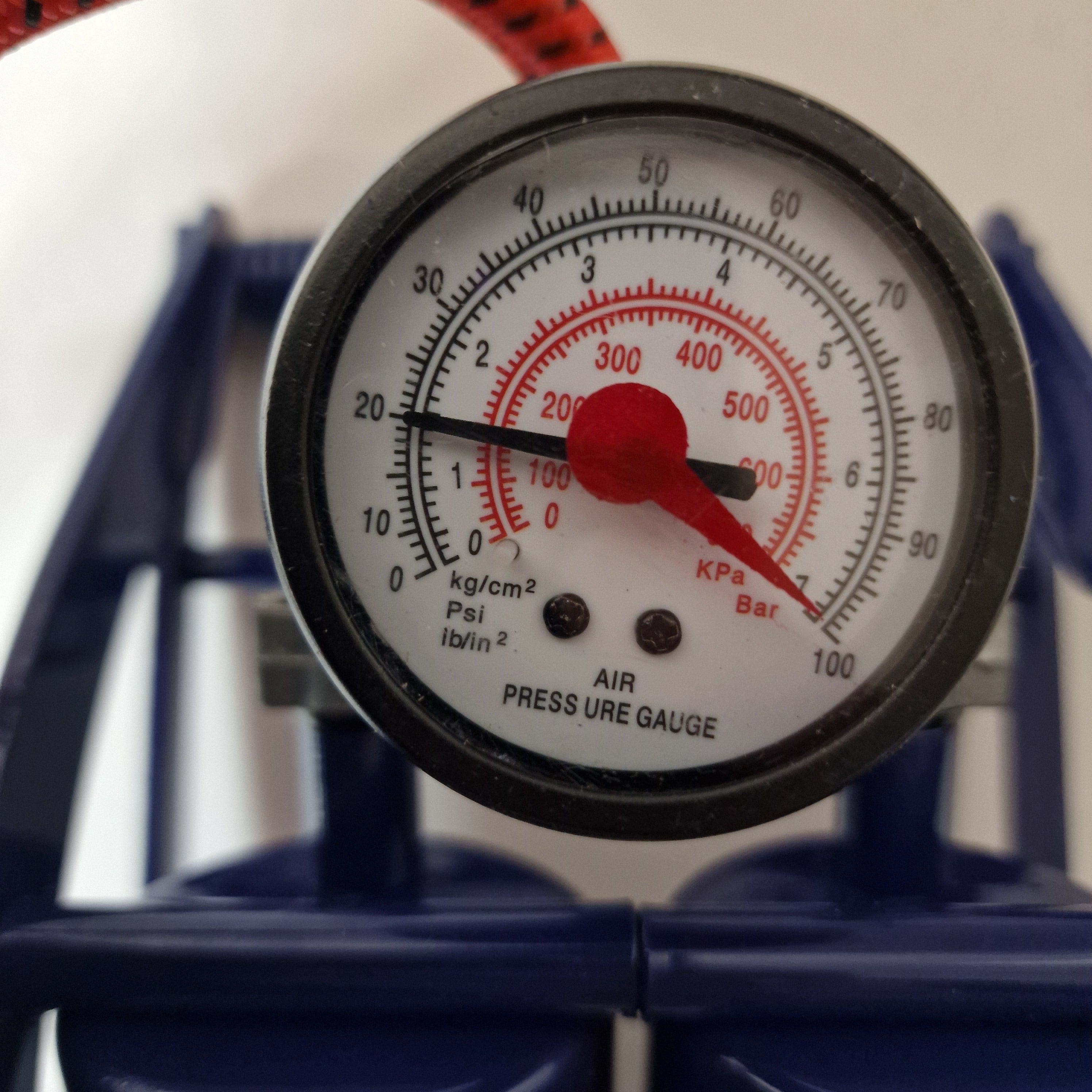 Double Cylinder Foot Pump - Tyre Inflators - Cartrend - 2