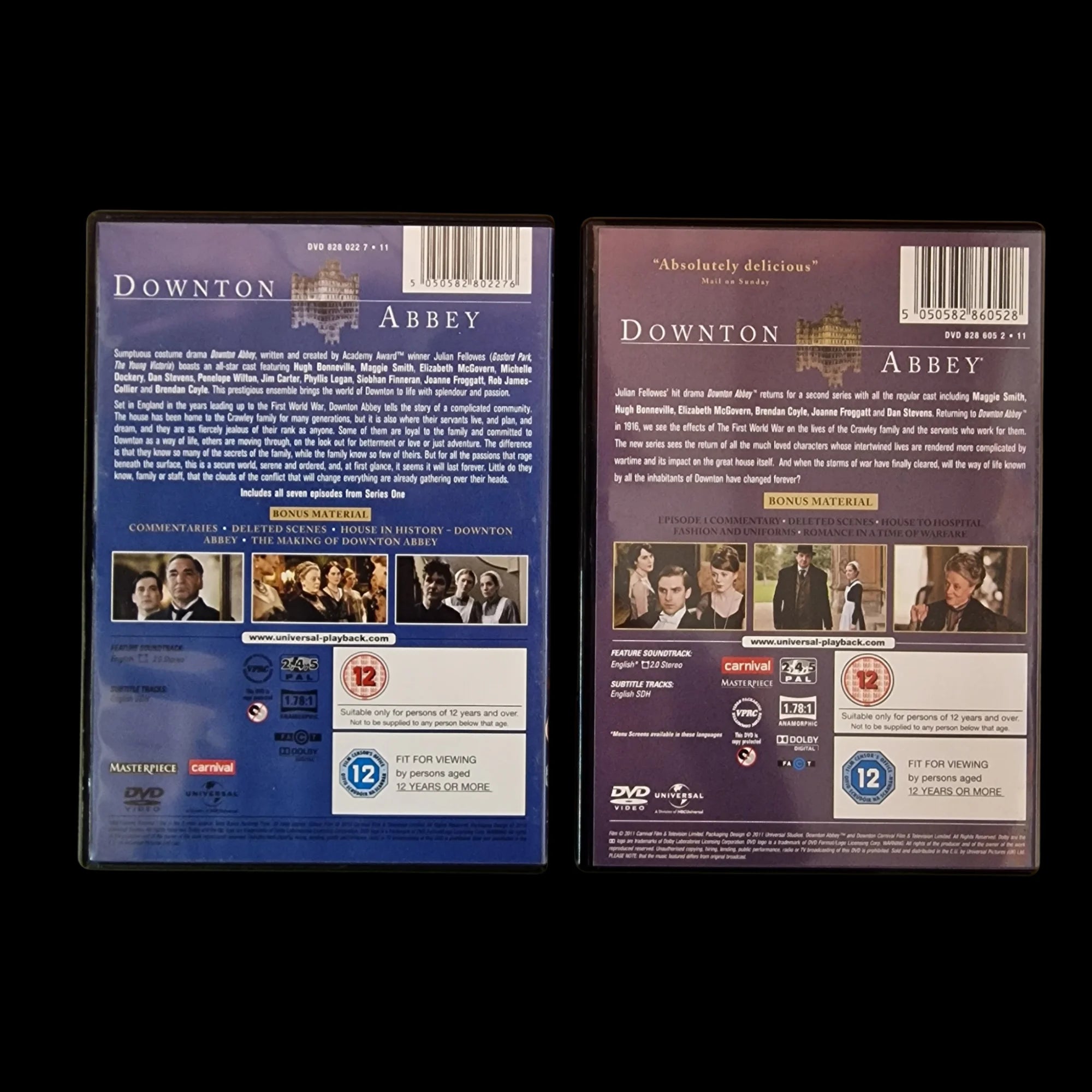 Downton Abbey Series One & Two - Preloved - DVD - Universal