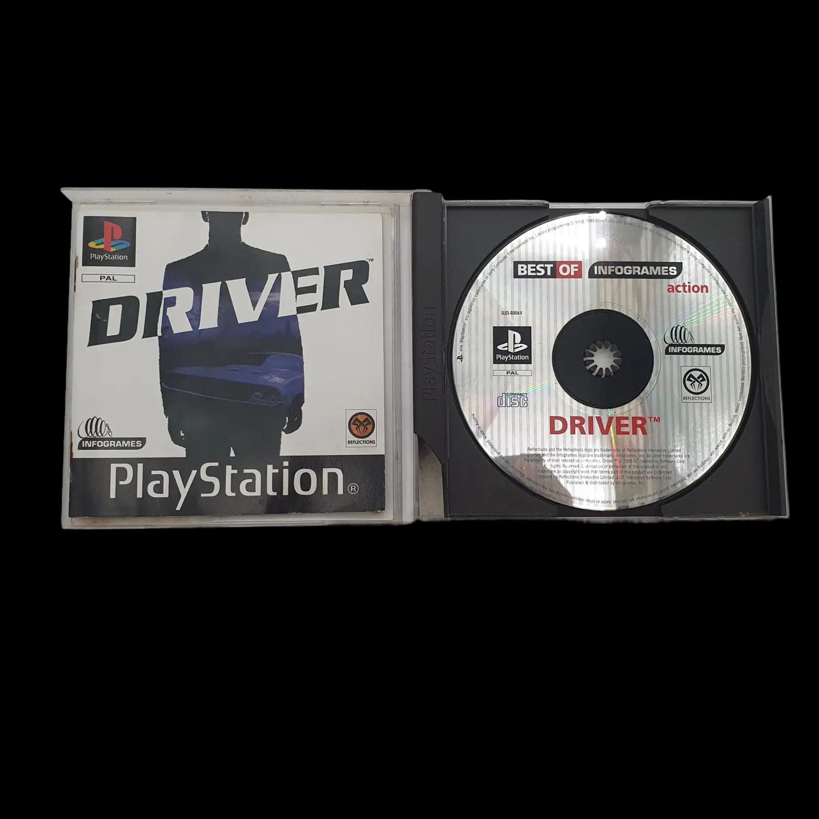 Driver Sony Playstation 1 Ps1 Infogrames 2000 Video Game