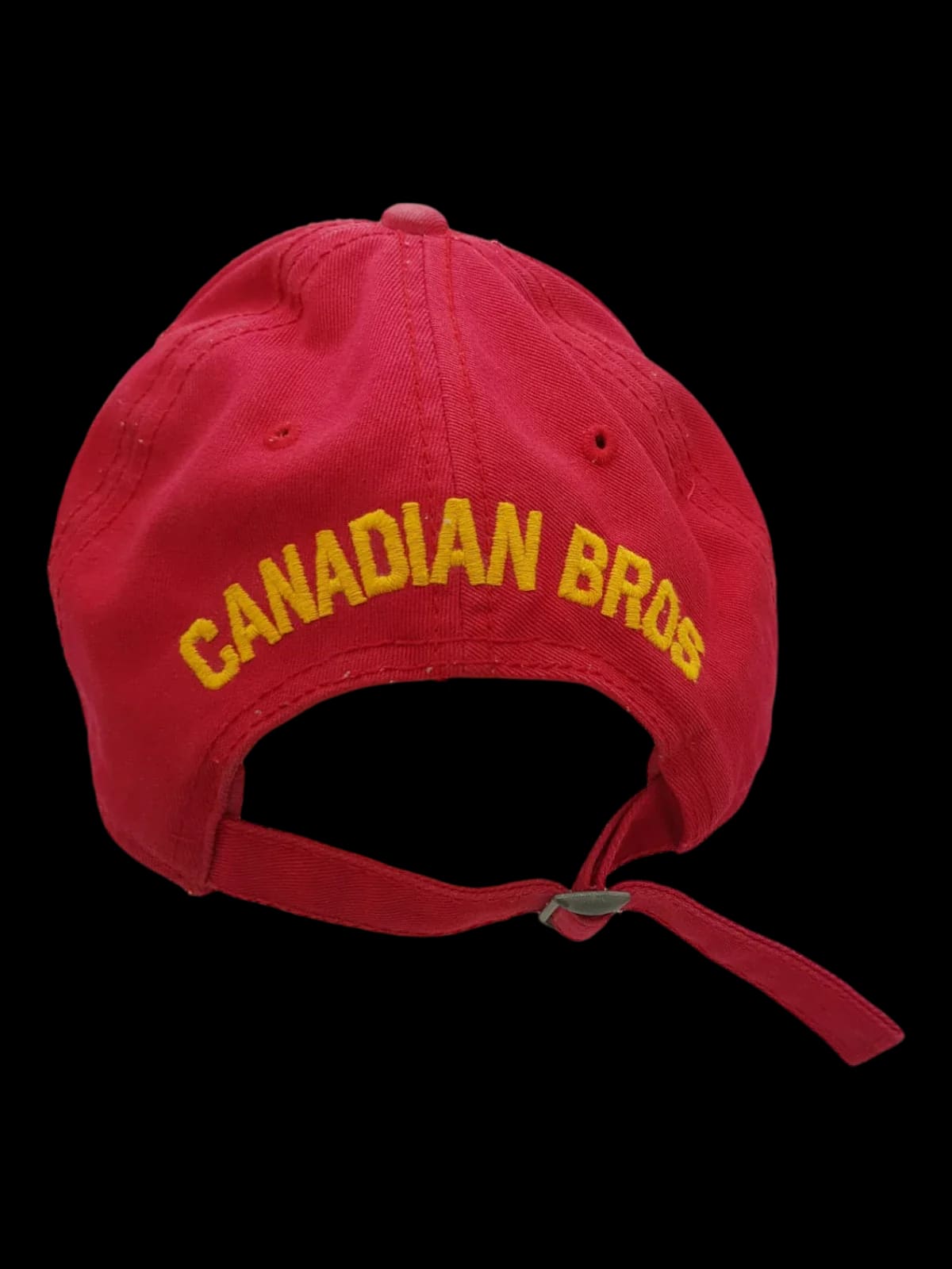 Dsquared2 Canadian Bros Red Distressed Cap - Hats - 4 - 1910