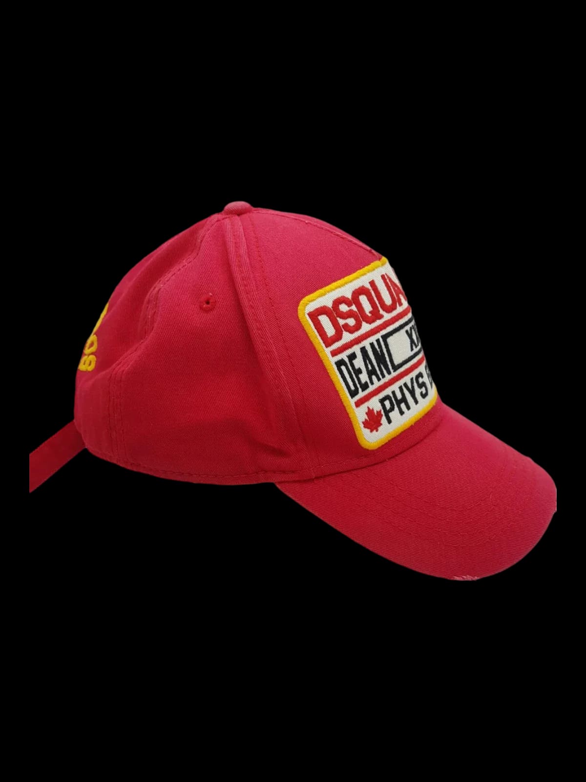 Dsquared2 Canadian Bros Red Distressed Cap - Hats - 2 - 1910