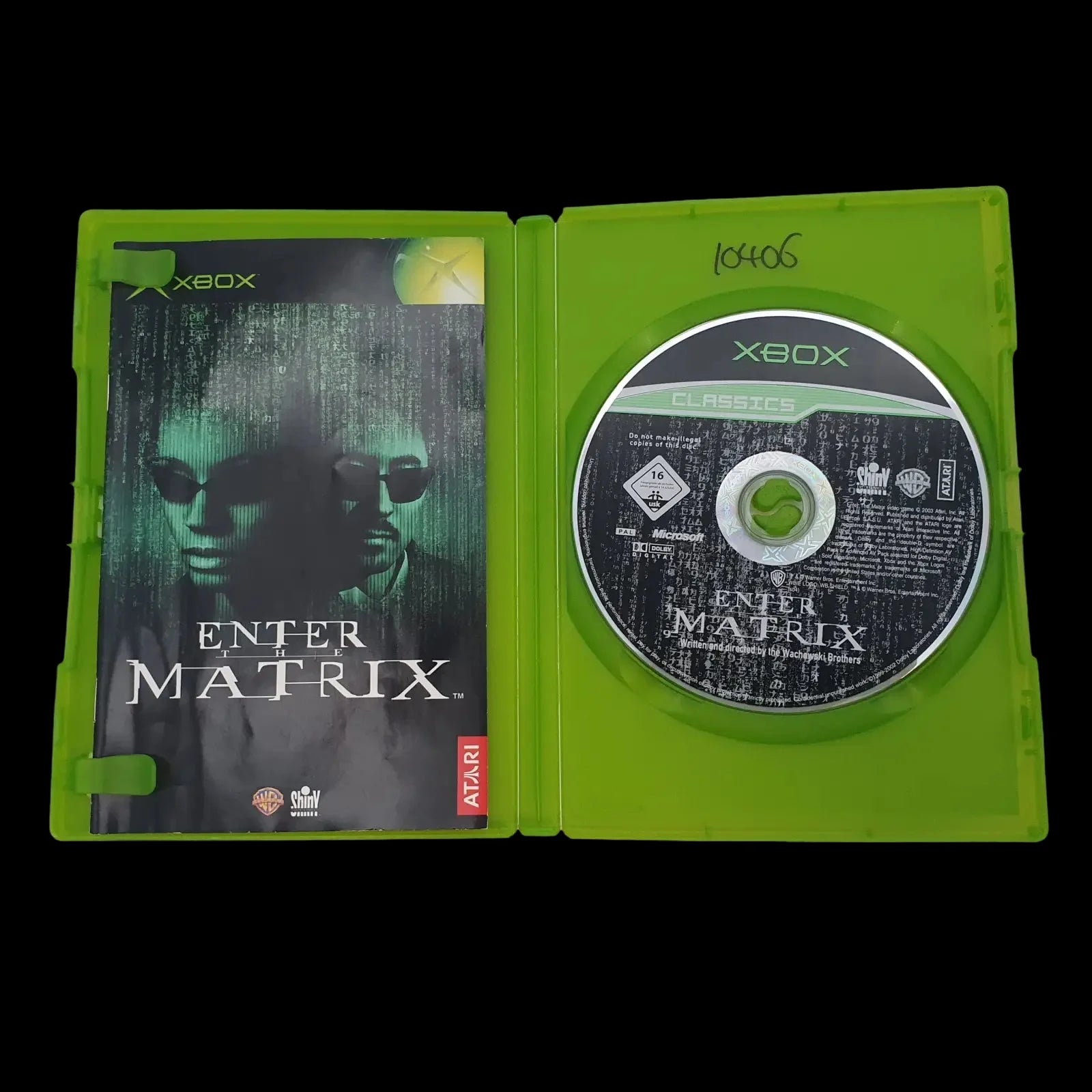 Enter The Matrix Xbox Original Atari 2003 Video Game Cib