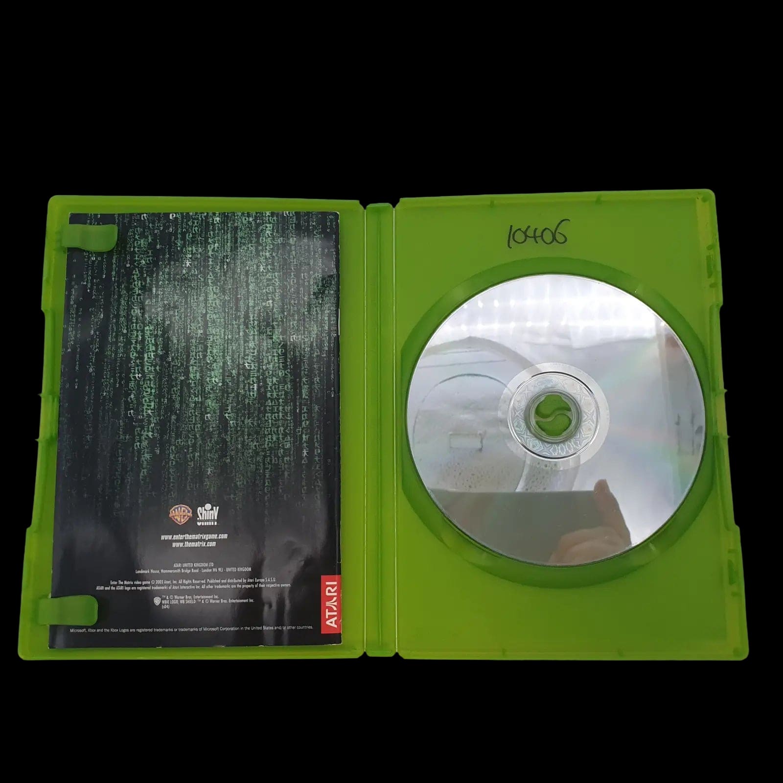 Enter The Matrix Xbox Original Atari 2003 Video Game Cib