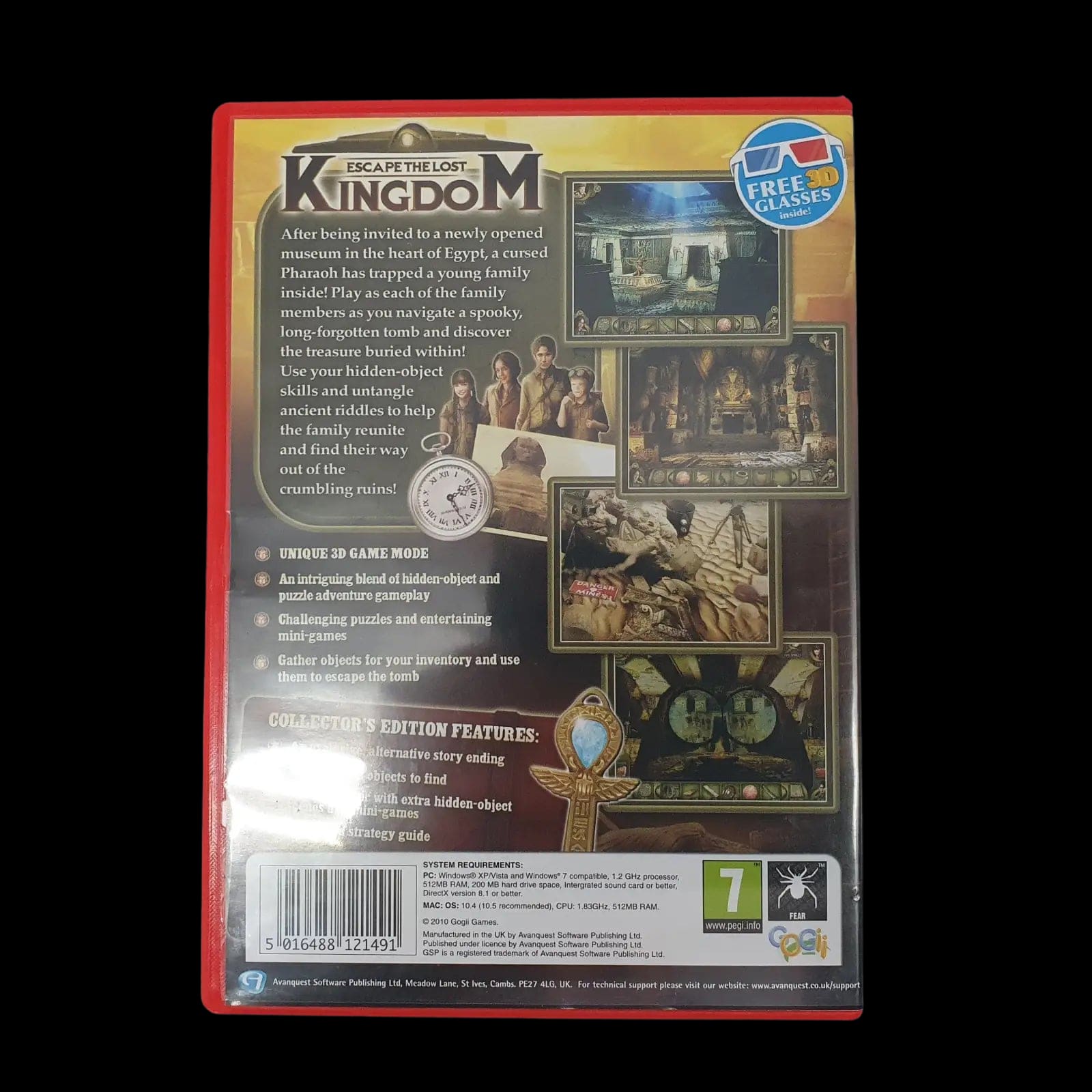 Escape From The Lost Kingdom Pc Click & Play Games 2010