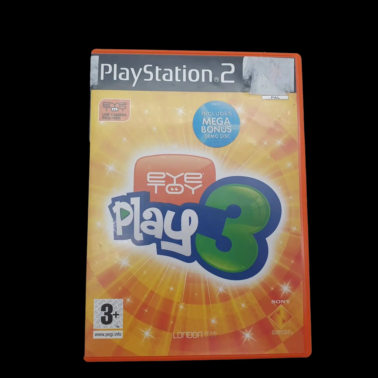 Eye Toy Play 3 Sony Playstation 2 Ps2 2005 Video Game