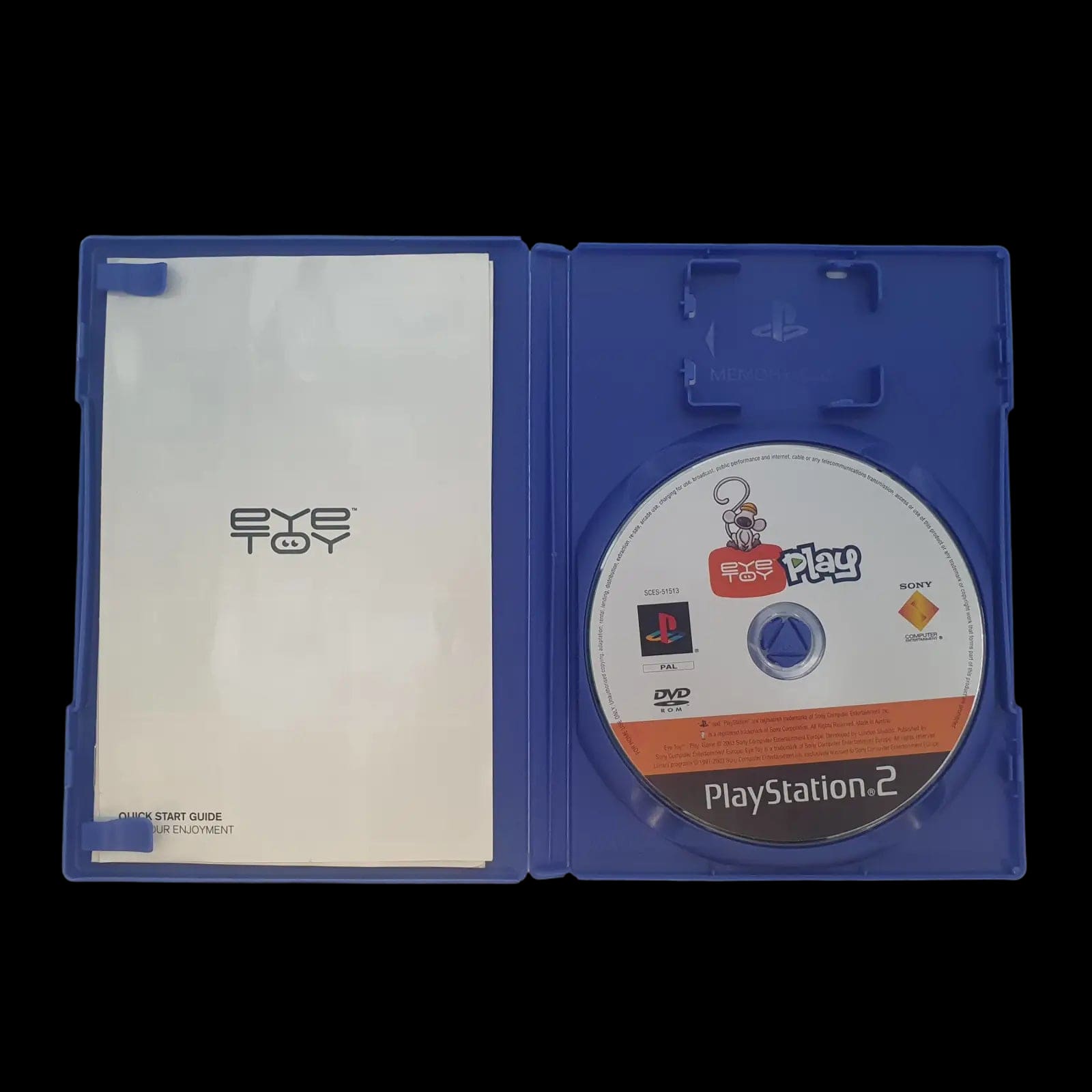 Eye Toy Play Sony Playstation Ps2 2003 Video Game Cib