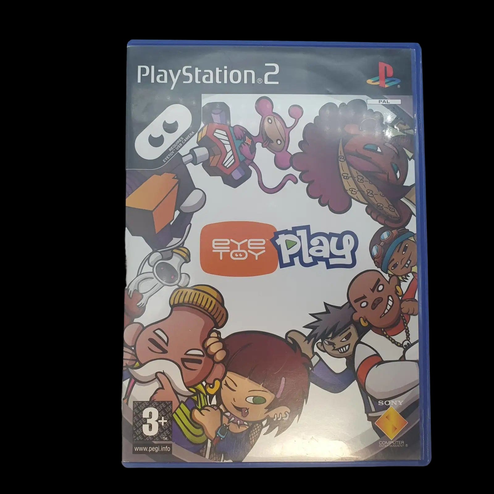 Eye Toy Play Sony Playstation Ps2 2003 Video Game Cib