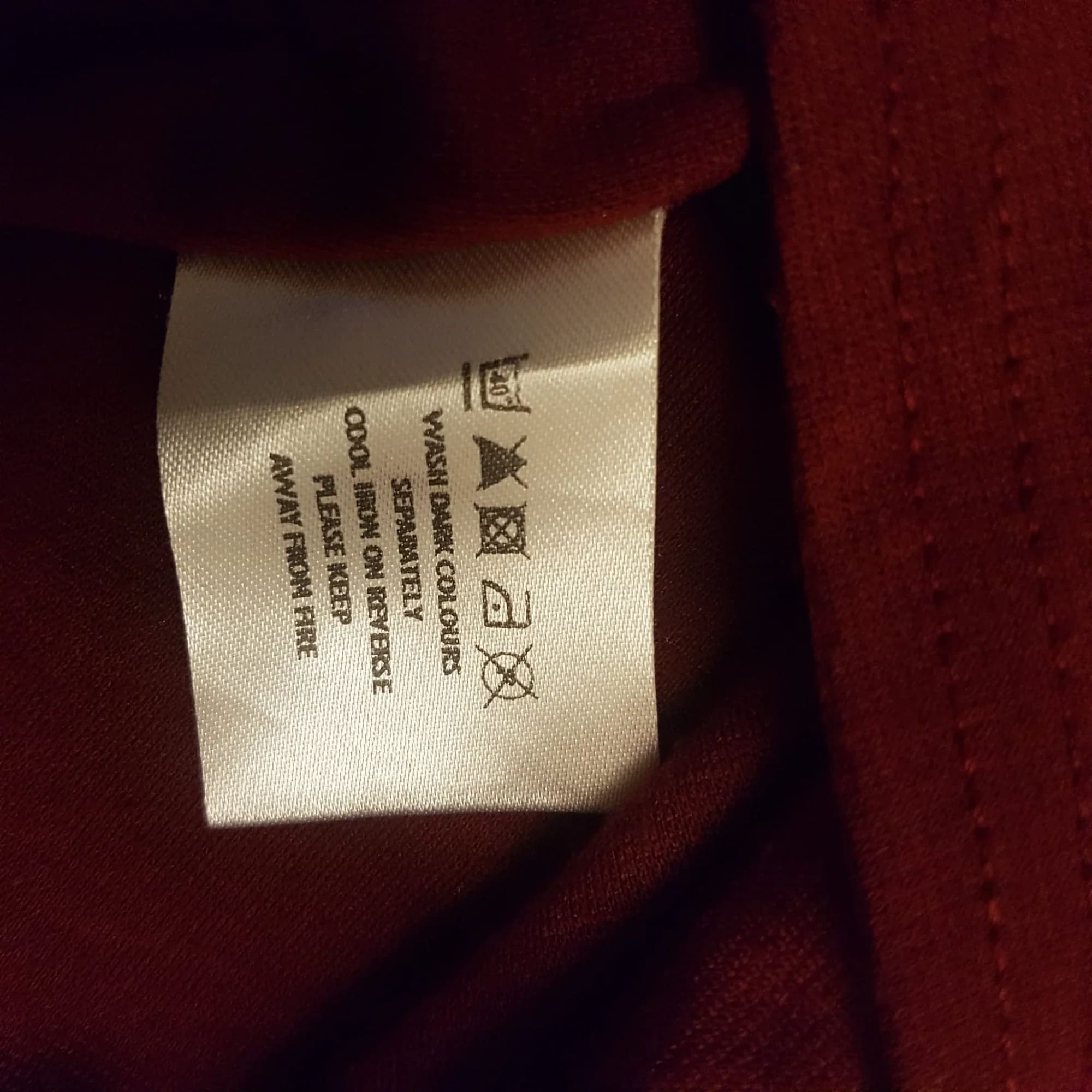 Fashion Culprit Burgundy Black Aline Dress Uk 14 - Dresses