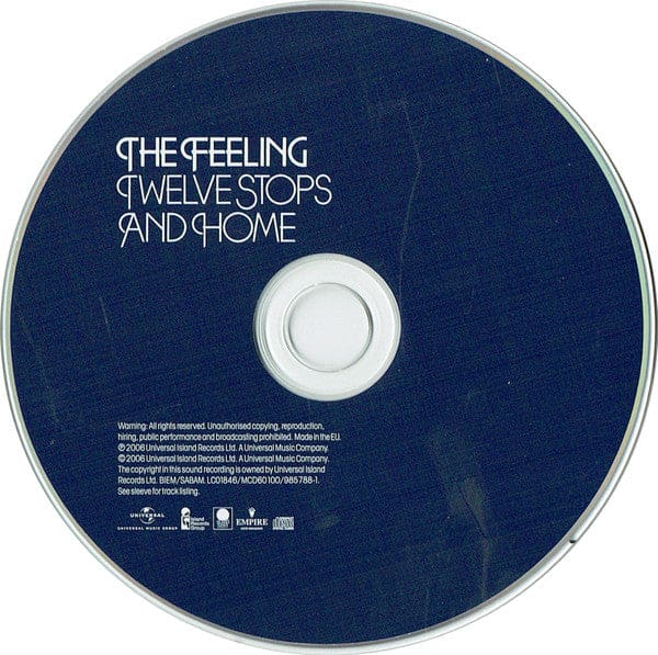 The Feeling - Twelve Stops And Home (cd Album Enh