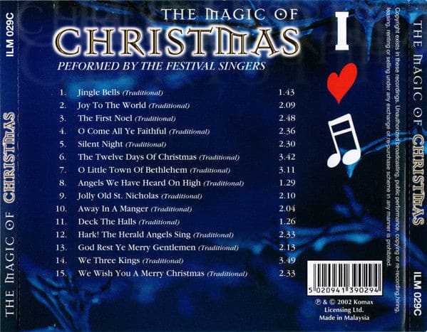 The Festival Singers - Magic Of Christmas (cd)- Preloved