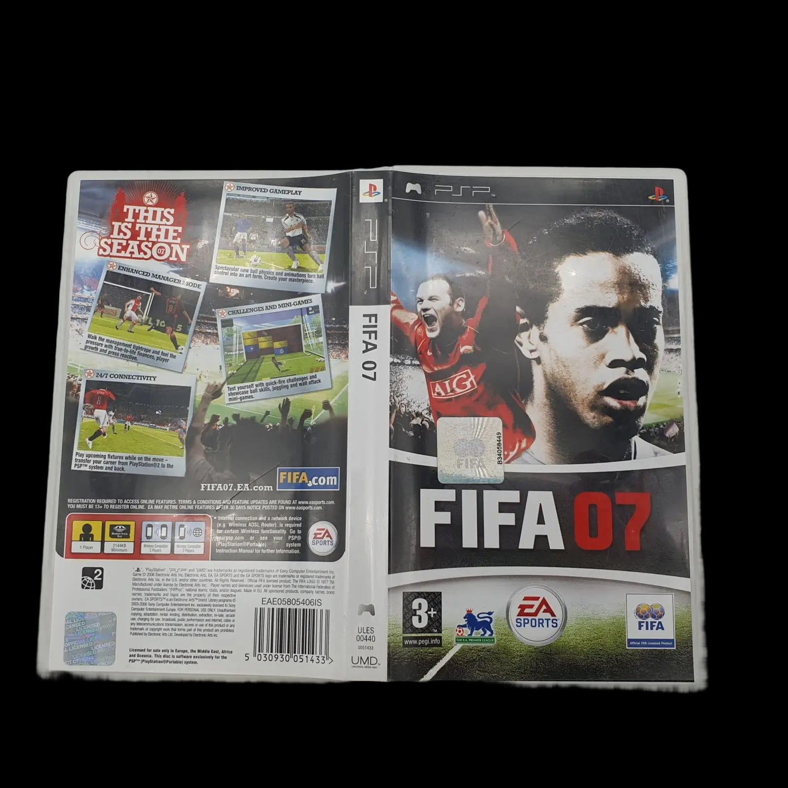 Fifa 07 Sony Psp Ea Sports 2007 Pegi 3 Cib Video Game