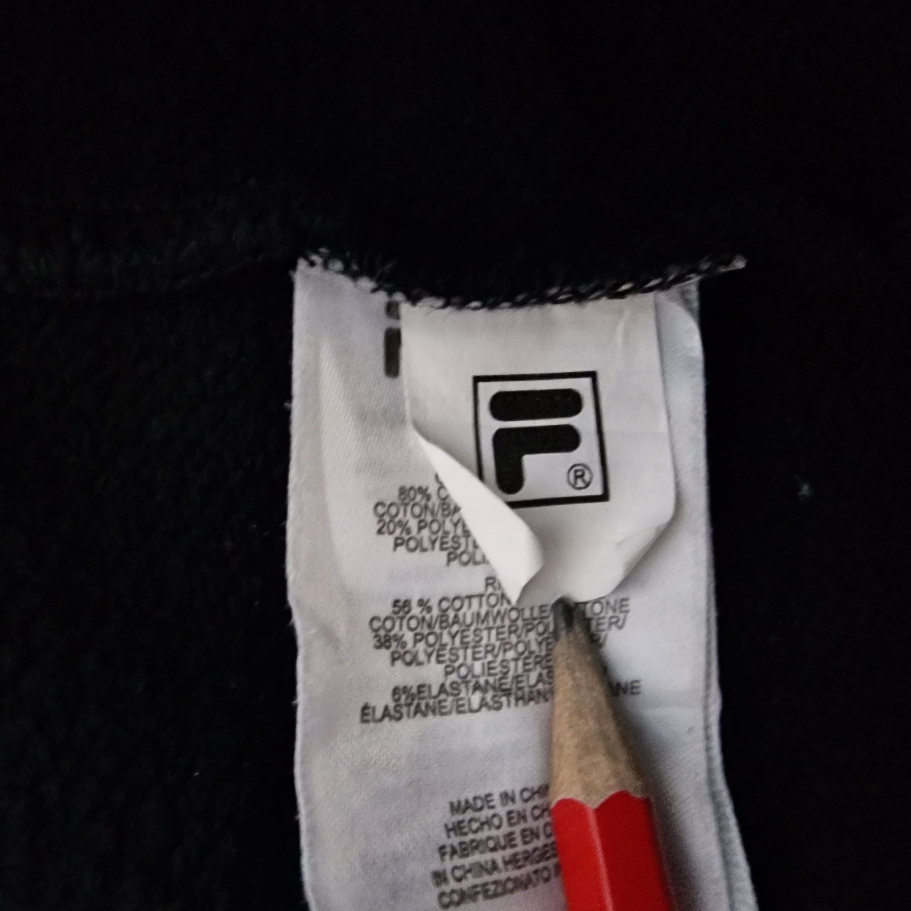 Fila Italia Unisex Black Crew Neck International Sport