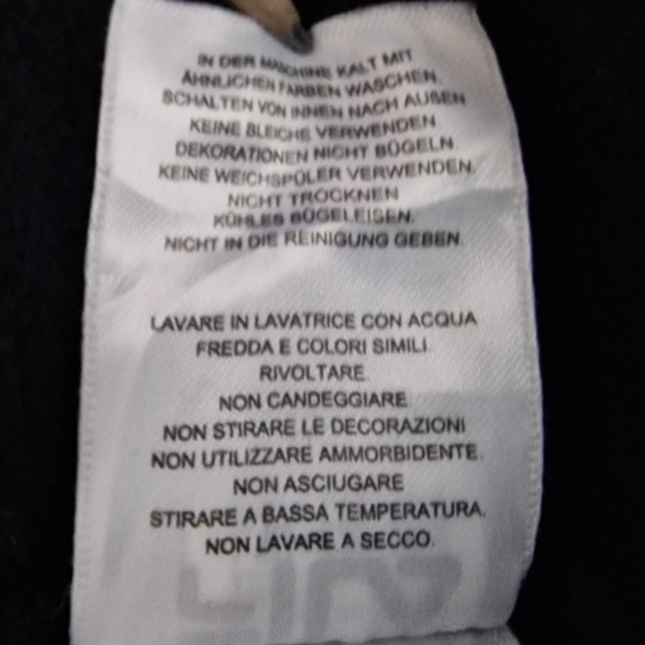 Fila Italia Unisex Black Crew Neck International Sport