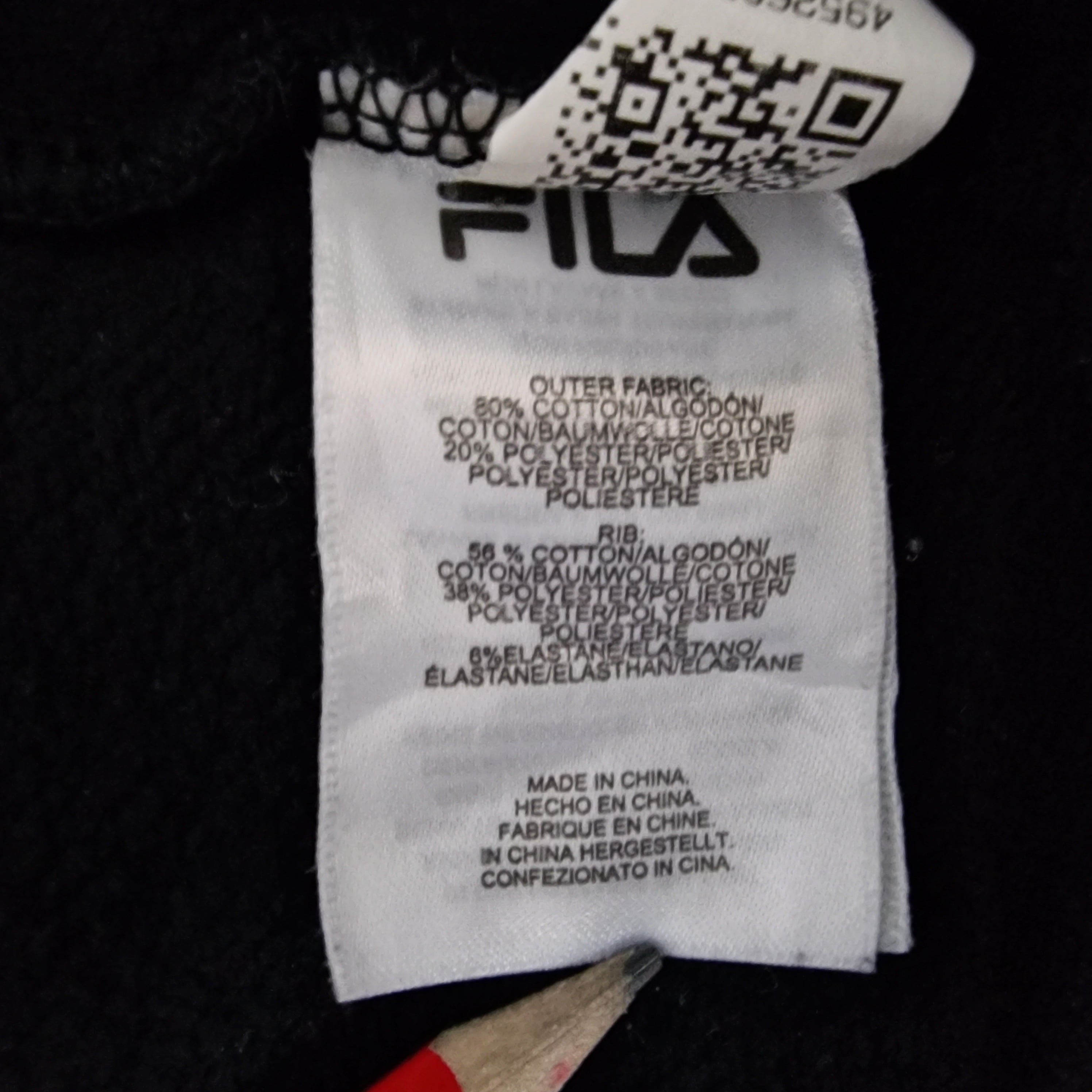 Fila Italia Unisex Black Crew Neck International Sport