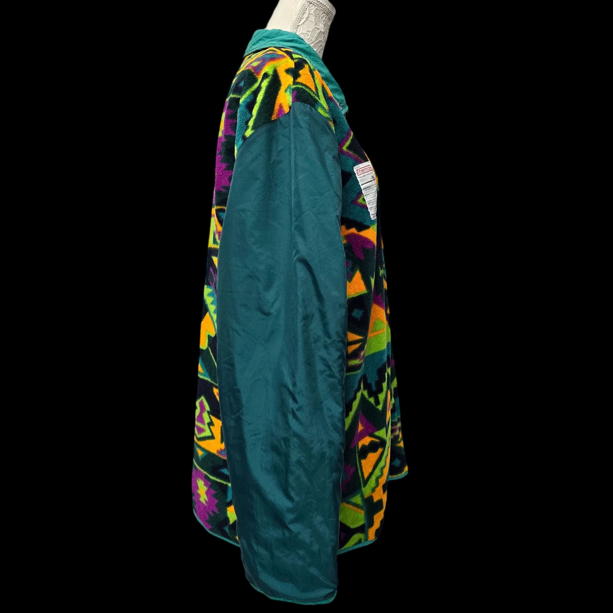 Fila Magic Line Reversable Womens Coat Funky Colourful UK
