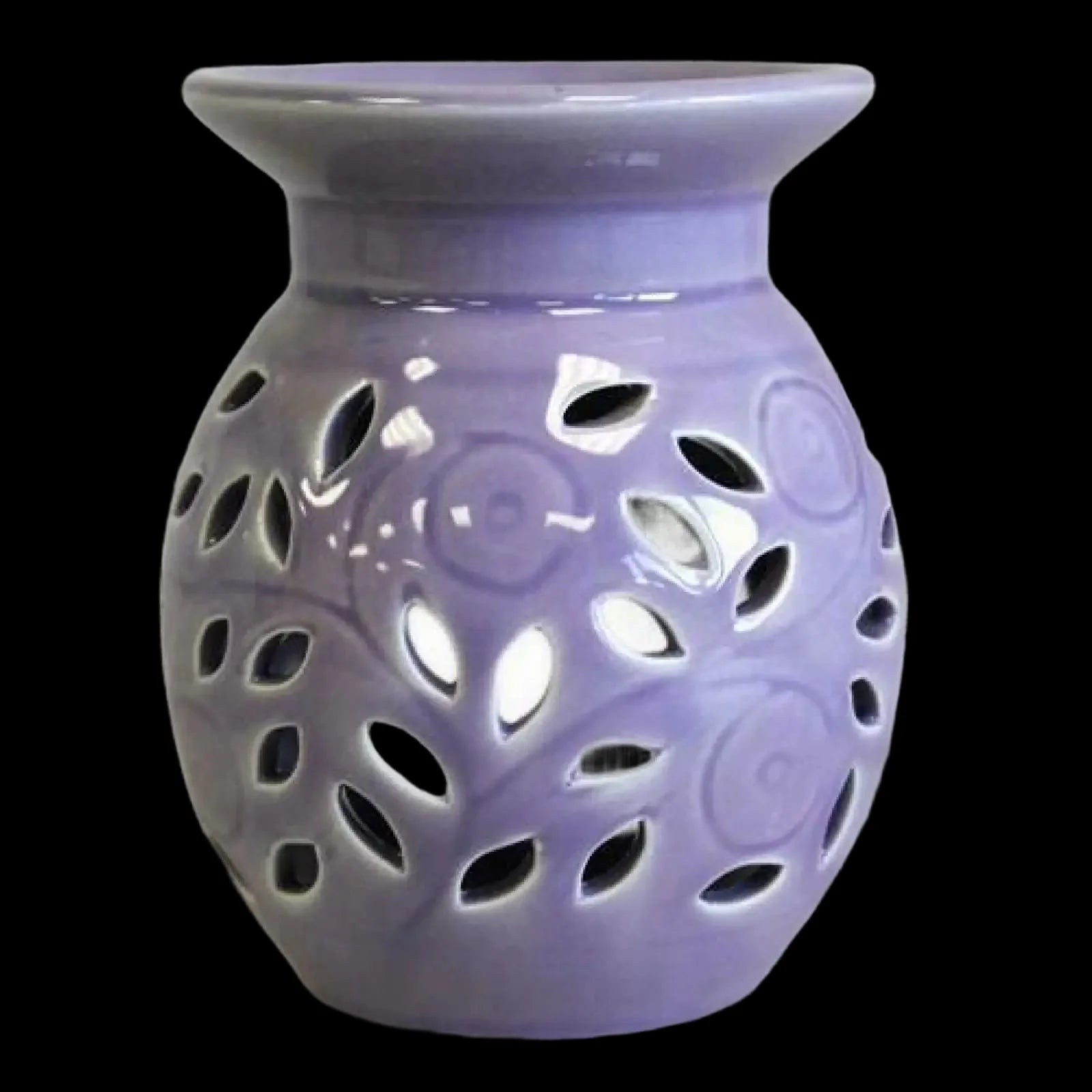 Floral Oil Burner - Lavender - & Wax Warmers - Ancient