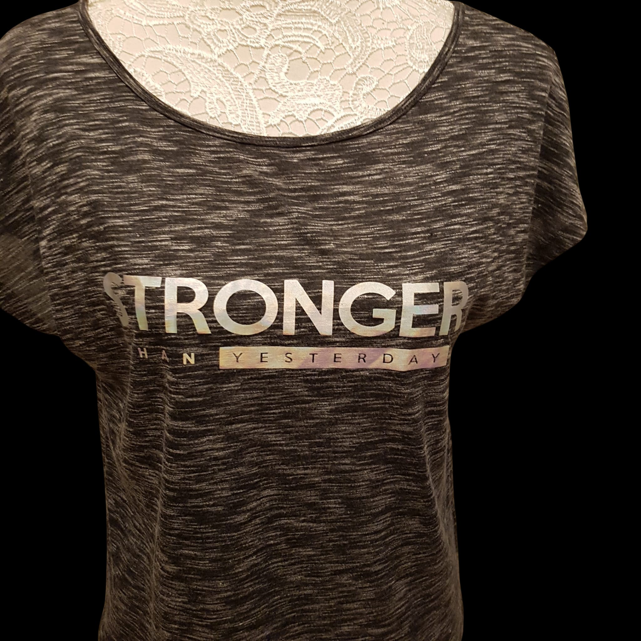 Florance Fred Grey Stronger Than Yesterday T-shirt Uk Small