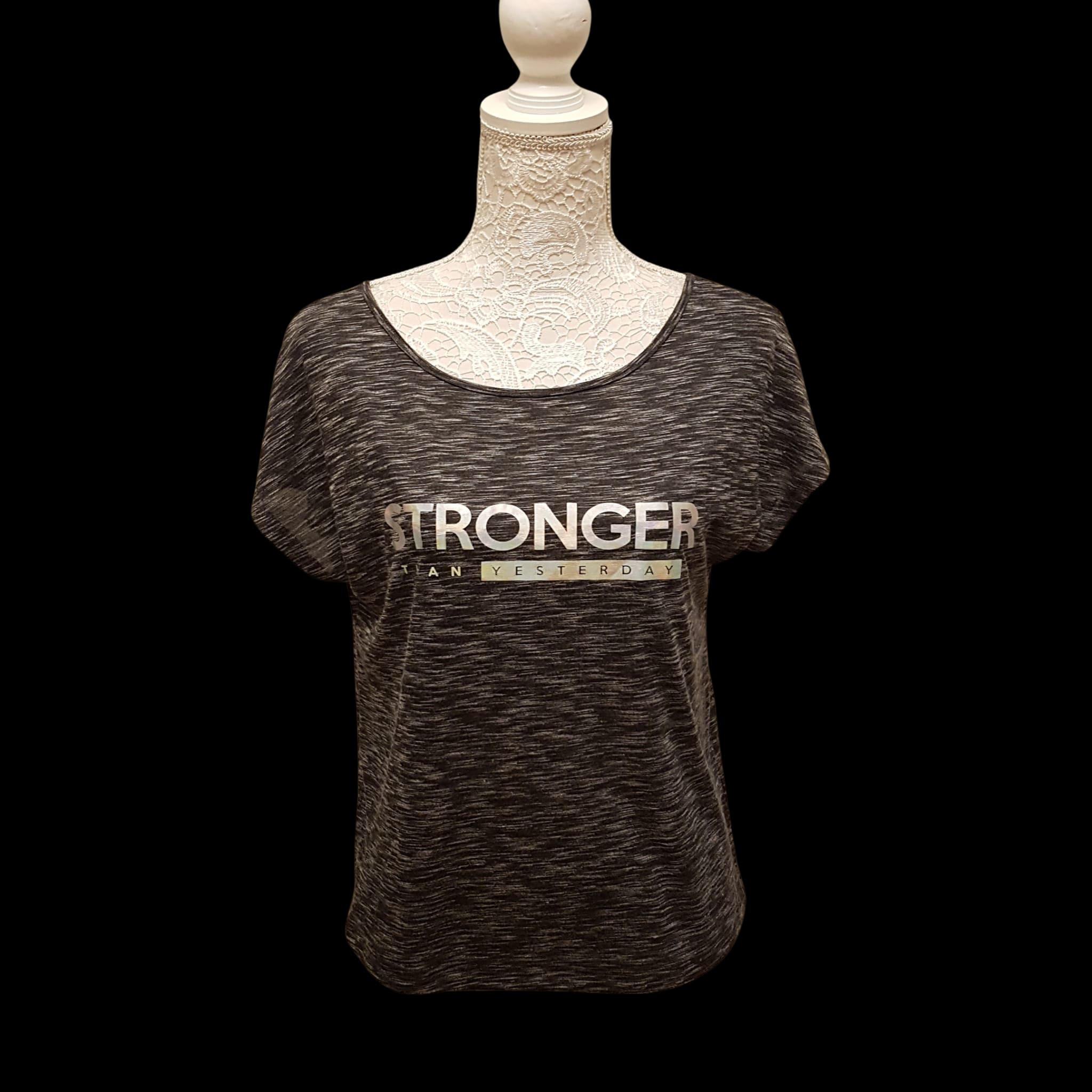 Florance Fred Grey Stronger Than Yesterday T-shirt Uk Small