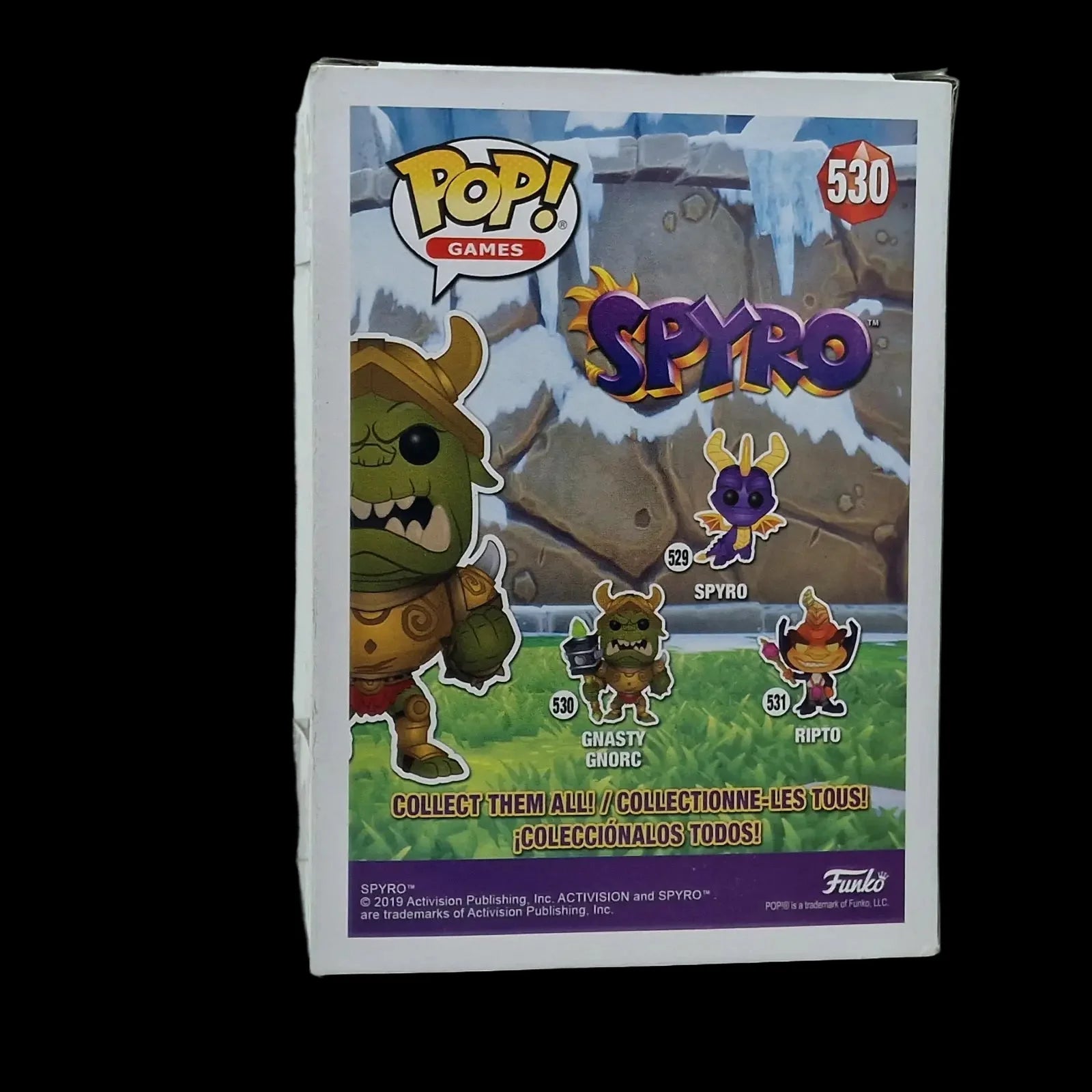 Funko Pop Games Gnasty Gnorc Spyro 530 Gaming Vinyl Action